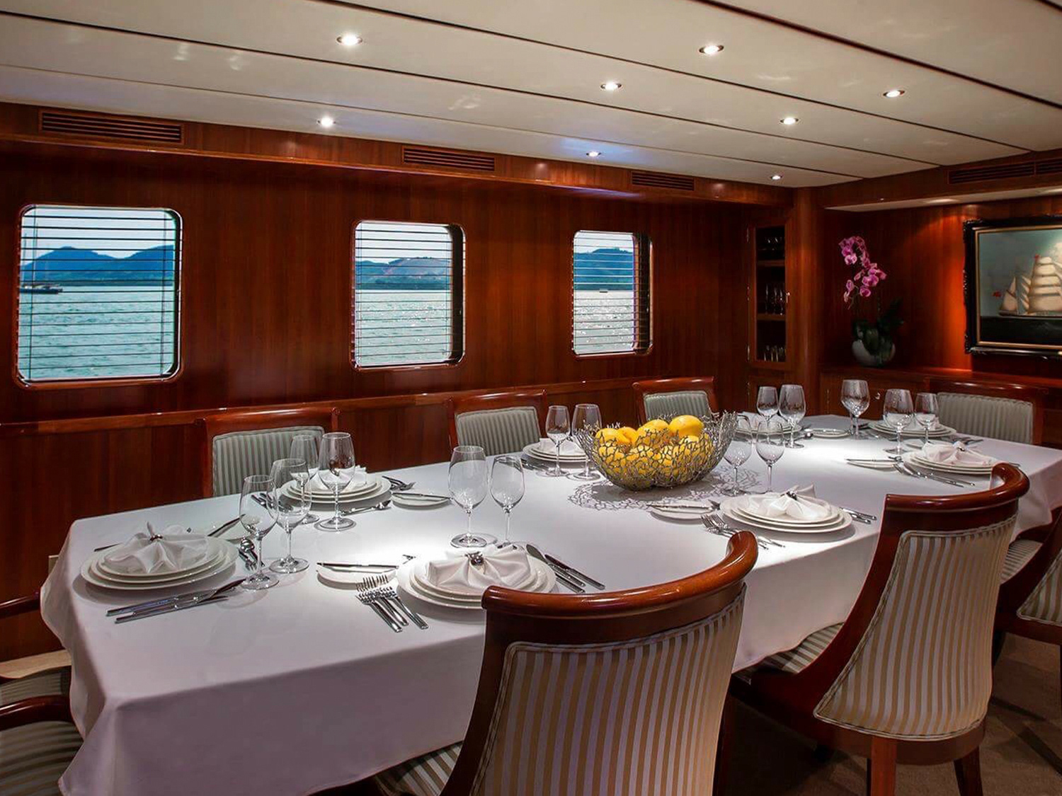 Photography for luxury superyacht Northern Sun shoot in Phuket, Thailand.