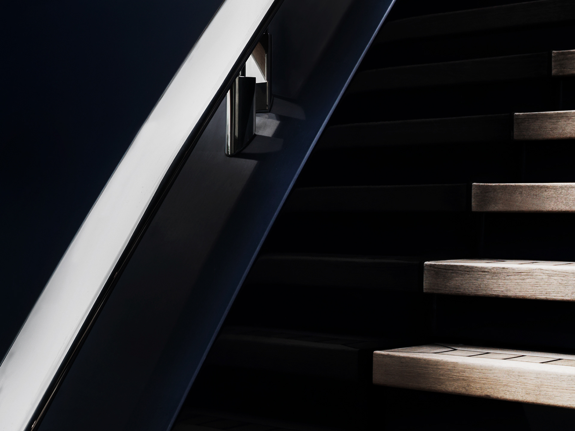 Exterior art design luxury of the megayacht.