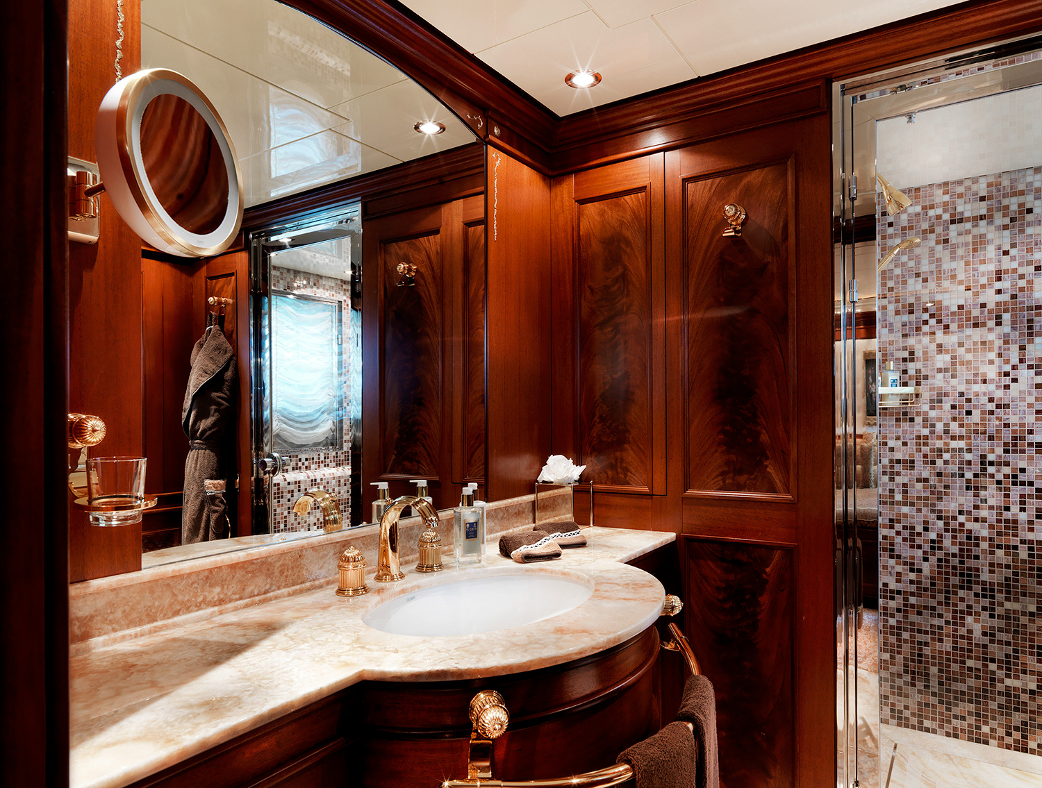 Luxury Superyacht Aquamarina shoot in Keppel Bay Singapore