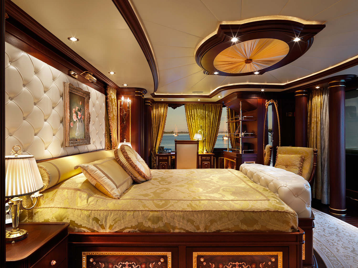 Luxury Superyacht Aquamarina shoot in Keppel Bay Singapore