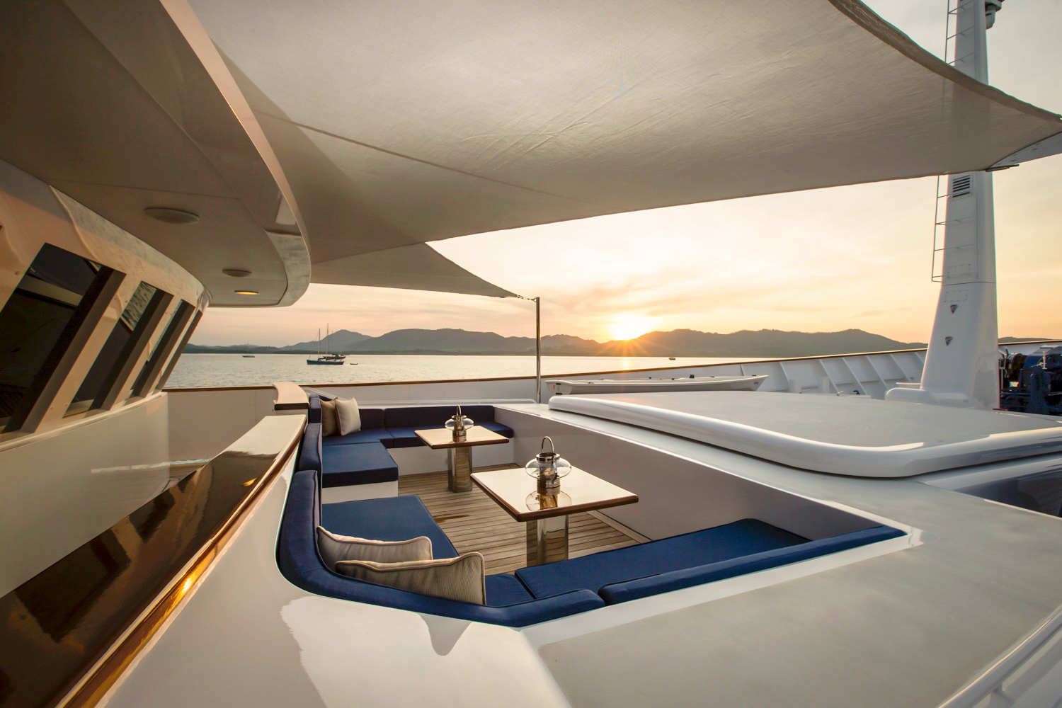 Photography for luxury superyacht Northern Sun shoot in Phuket, Thailand.