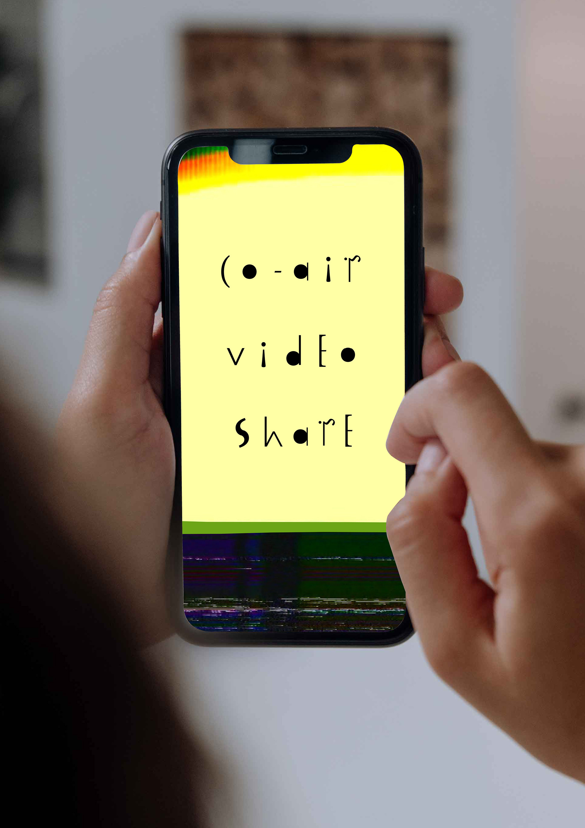 Co-Air Video Share font and digital community video making tool by HA-AH Design