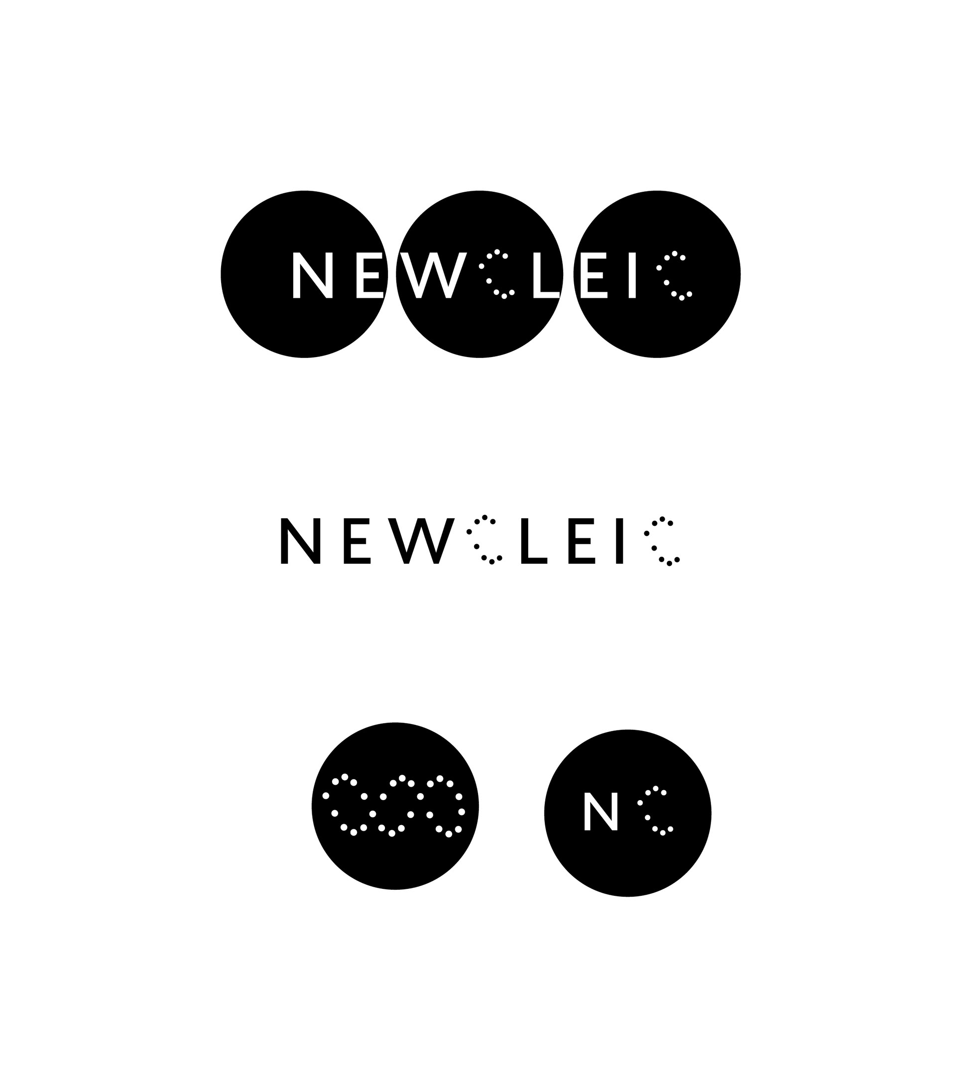 Newcleic alternative logo branding design by HA-AH Design