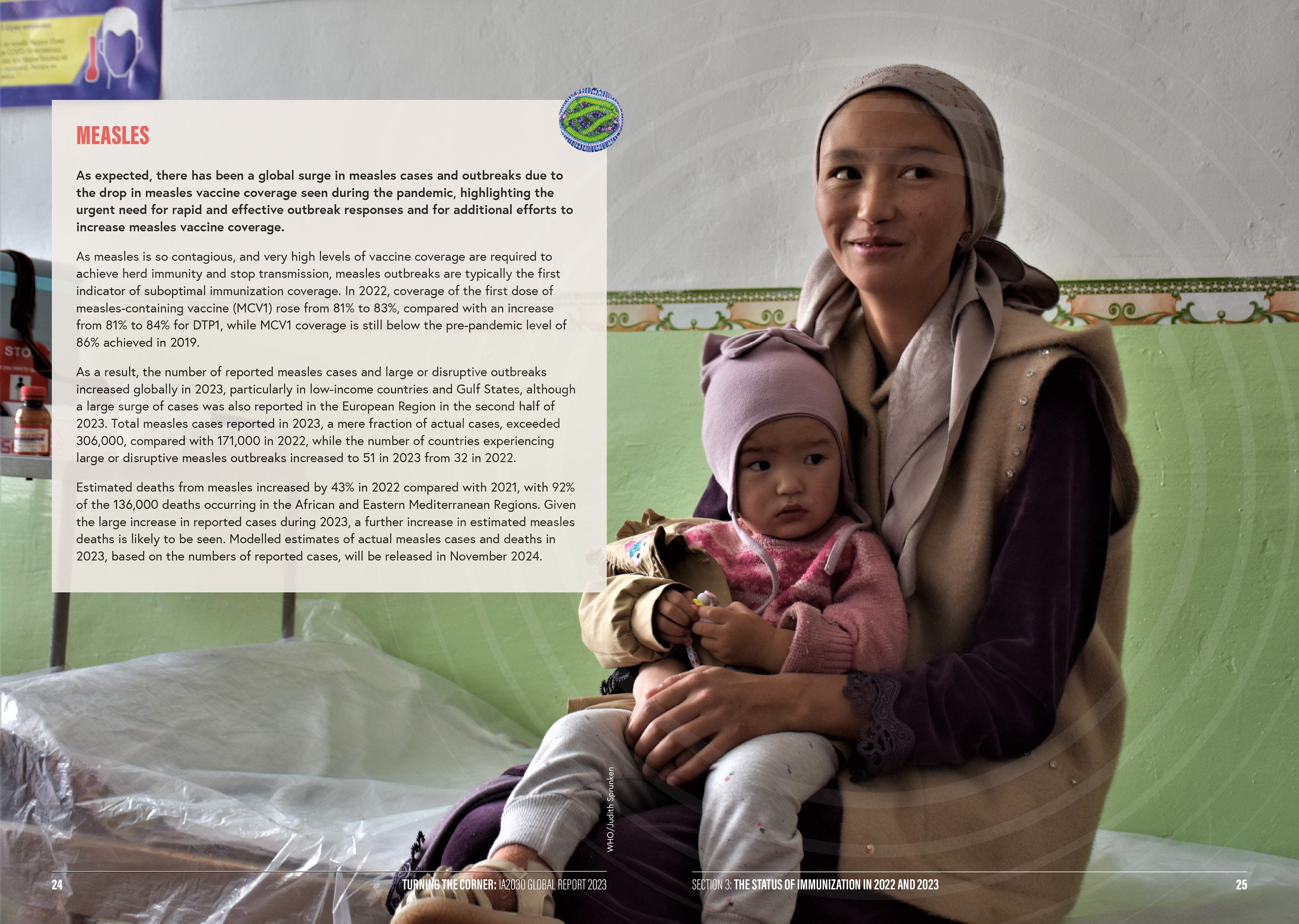 World Health Organization Immunization Agenda 2030 report design by HA-AH Design