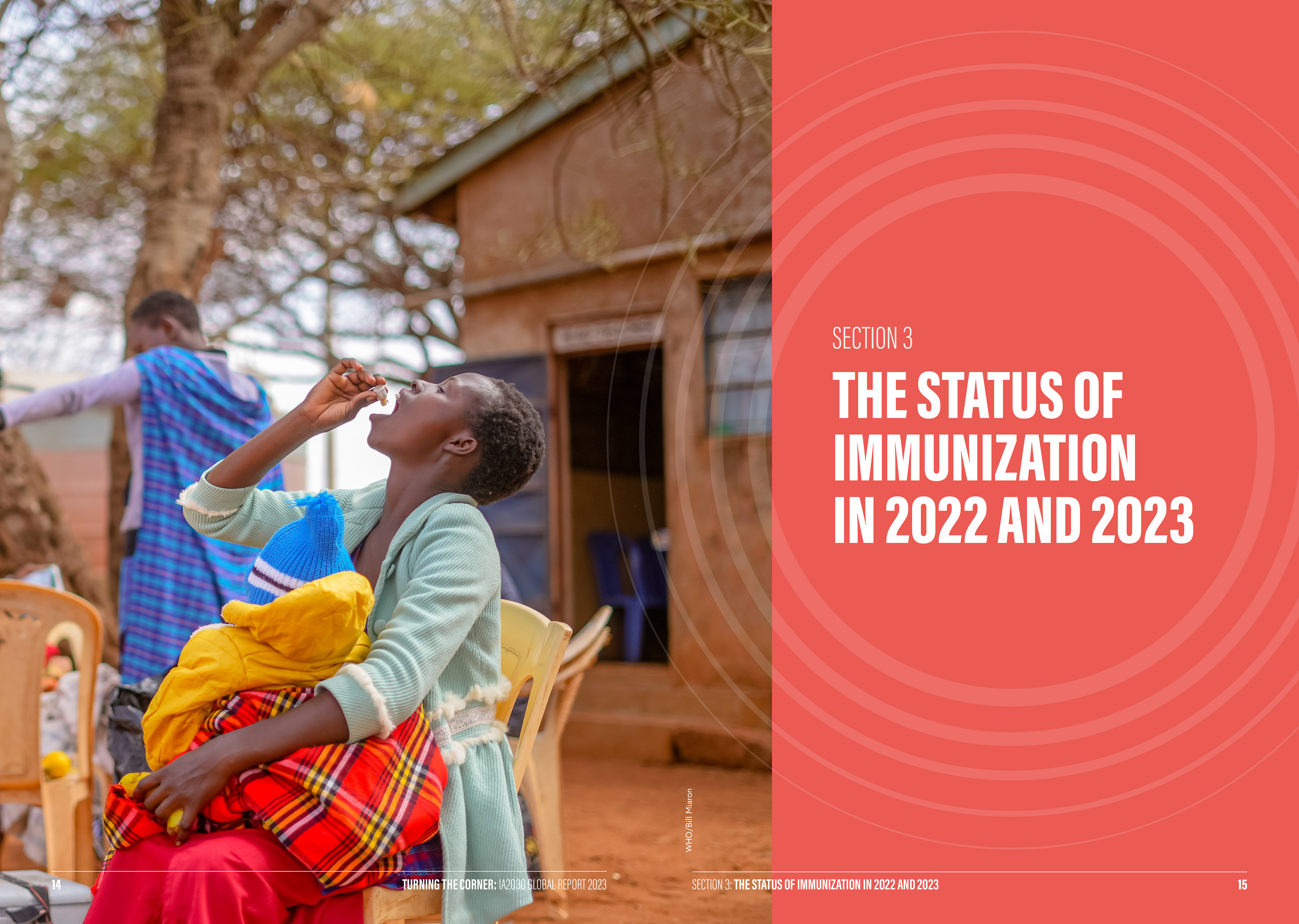 World Health Organization Immunization Agenda 2030 report design by HA-AH Design