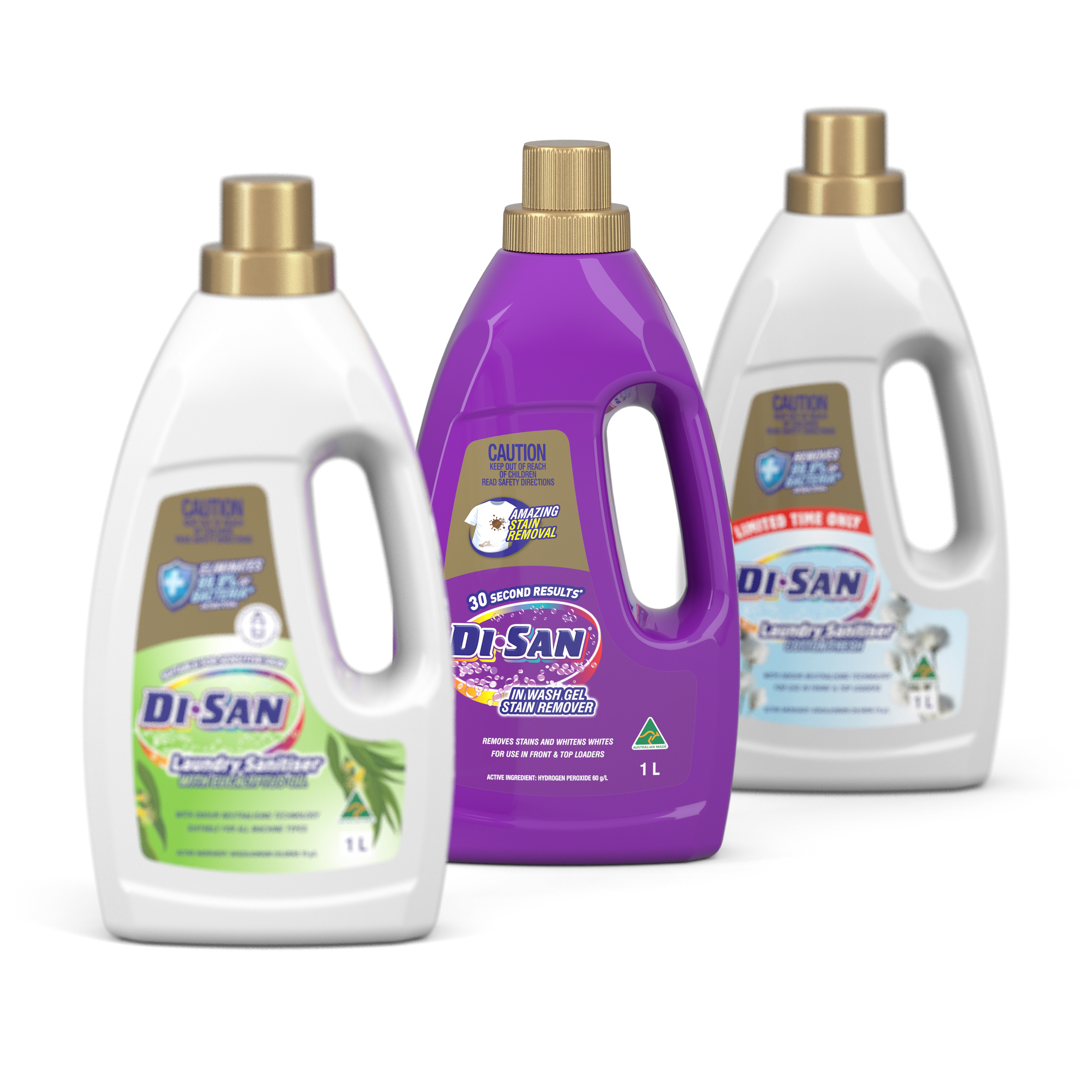 Di-San - Assorted Laundry Sanitiser & Stain Removers