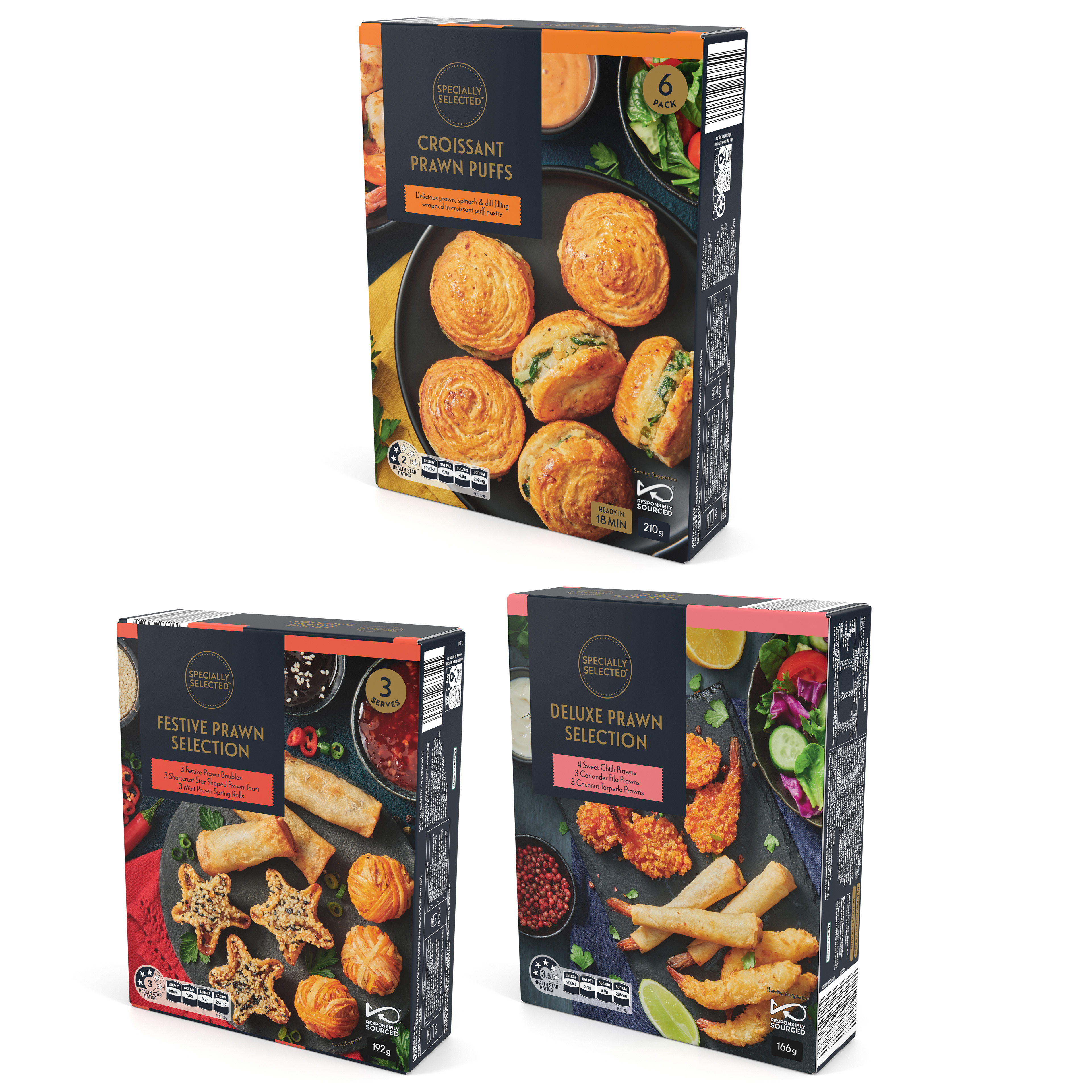 Specially Selected - Assorted Frozen Prawn Selections