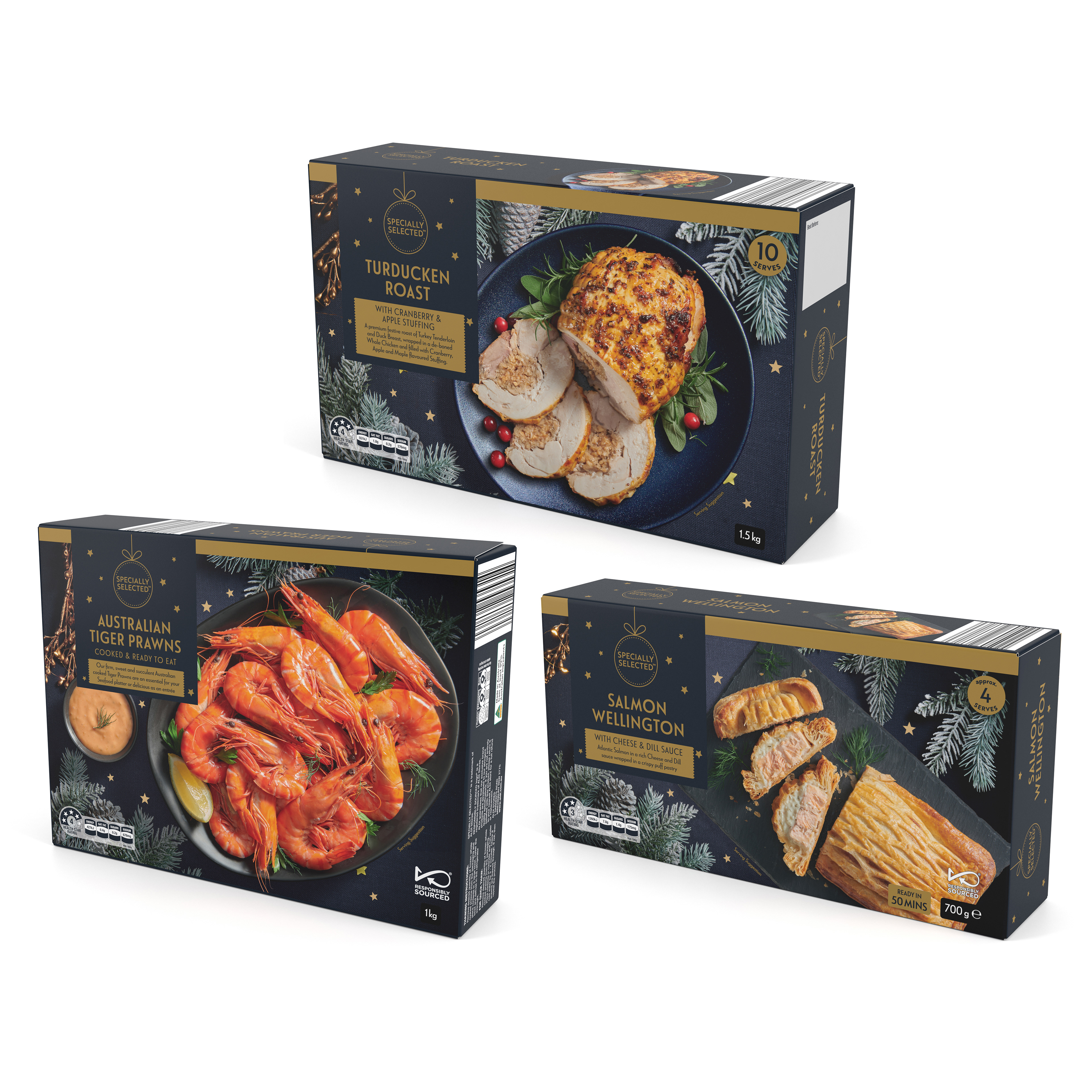 Specially Selected XMAS - Assorted Seafood & Turducken
