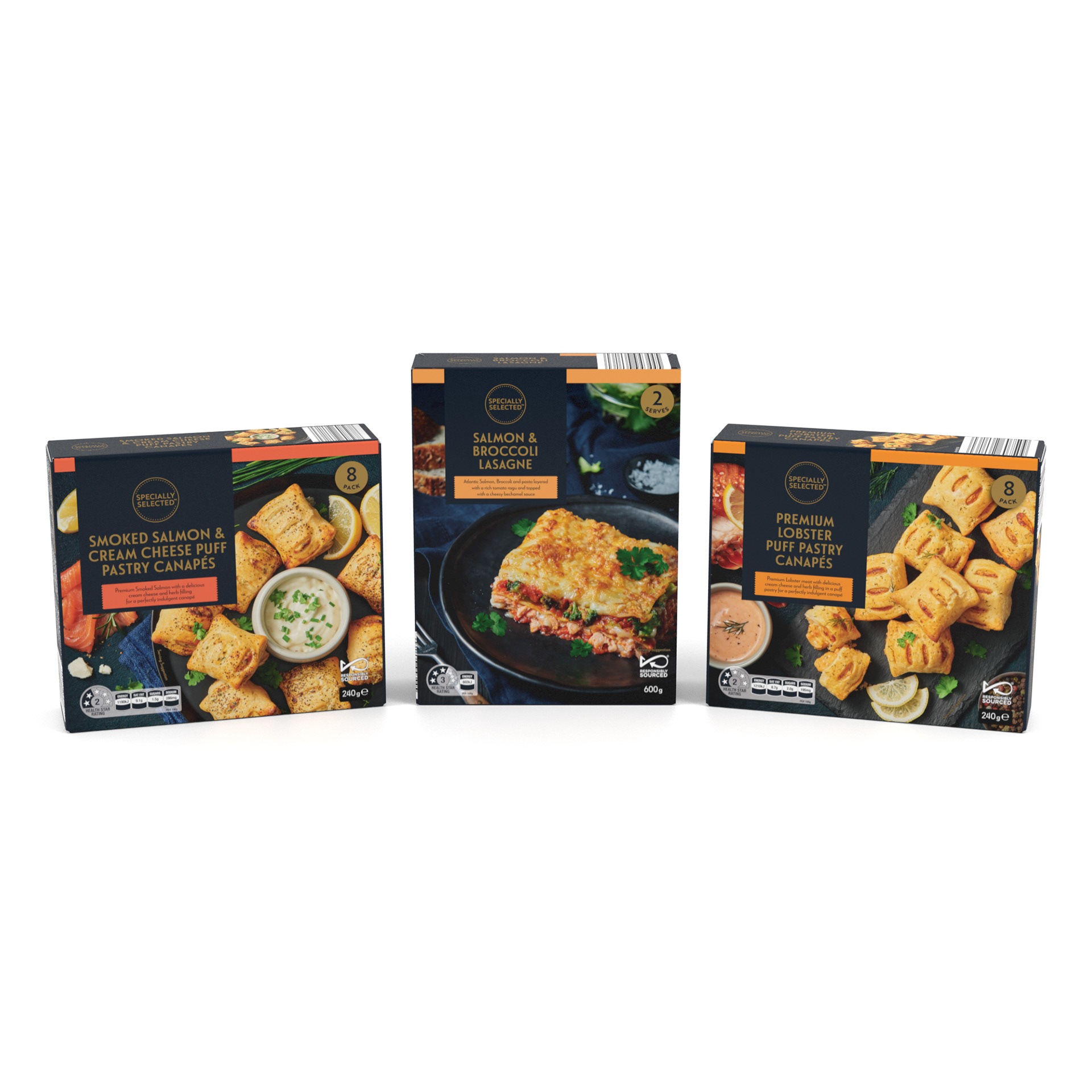 Specially Selected - Assorted Frozen Canapés & Lasagne
