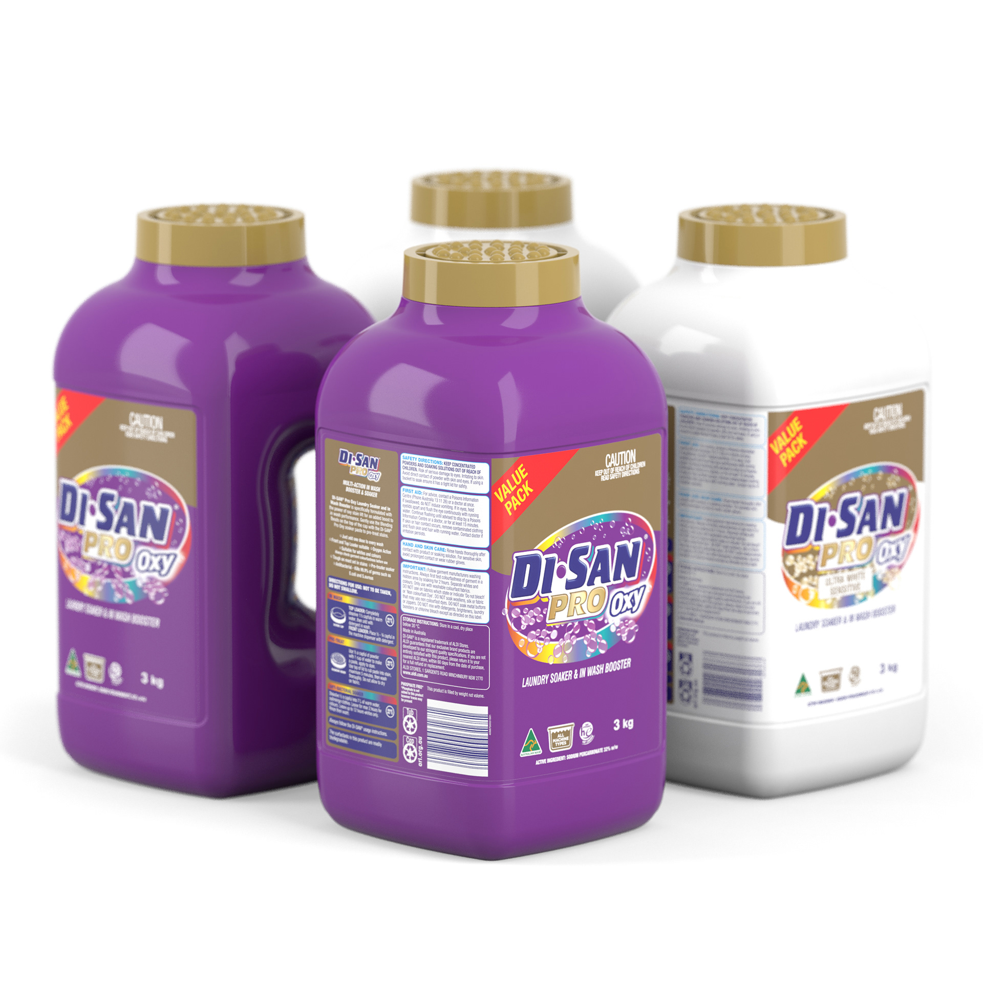 Di-San - Assorted Laundry Sanitiser & Stain Removers