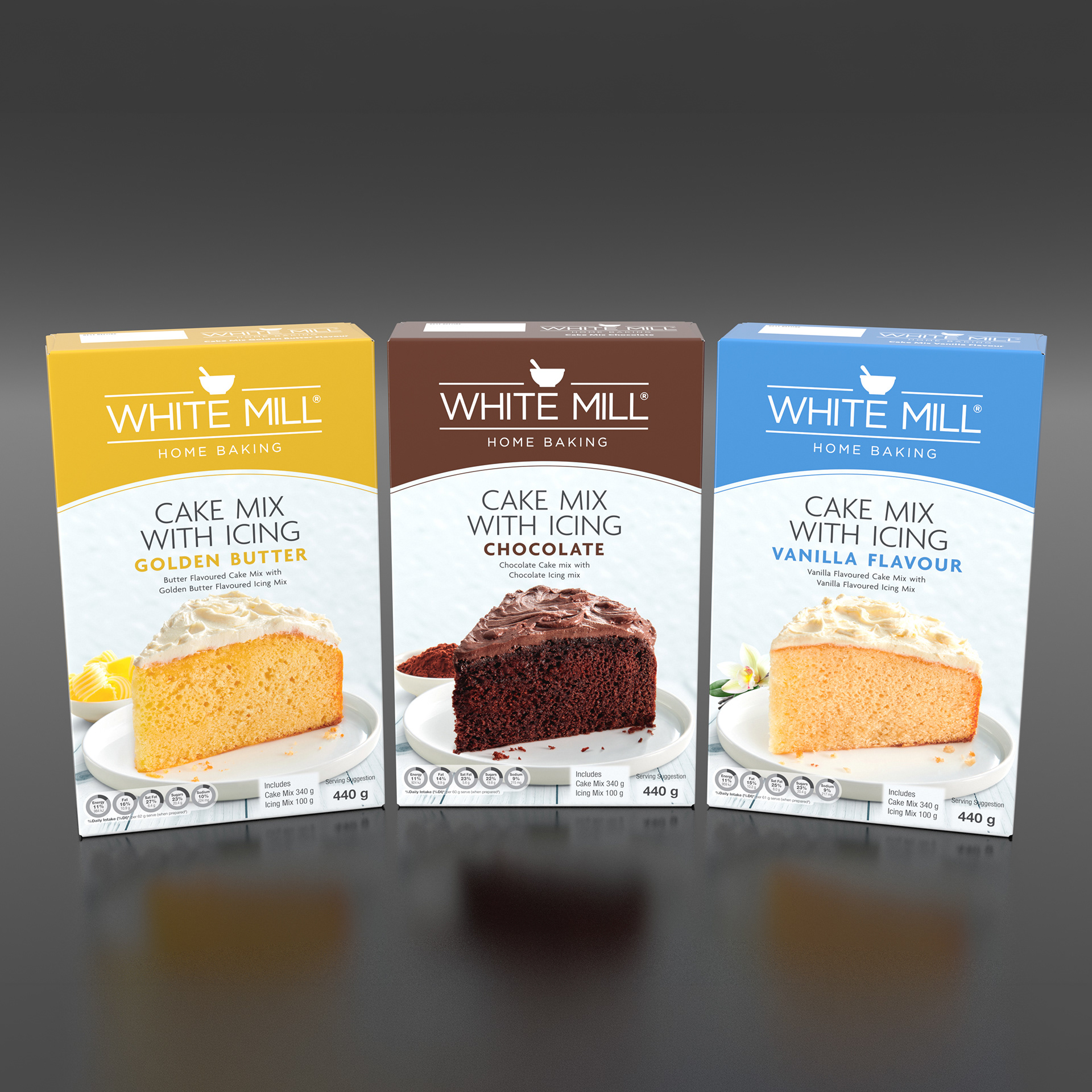 White Mill - Assorted Cake Mix with Icing