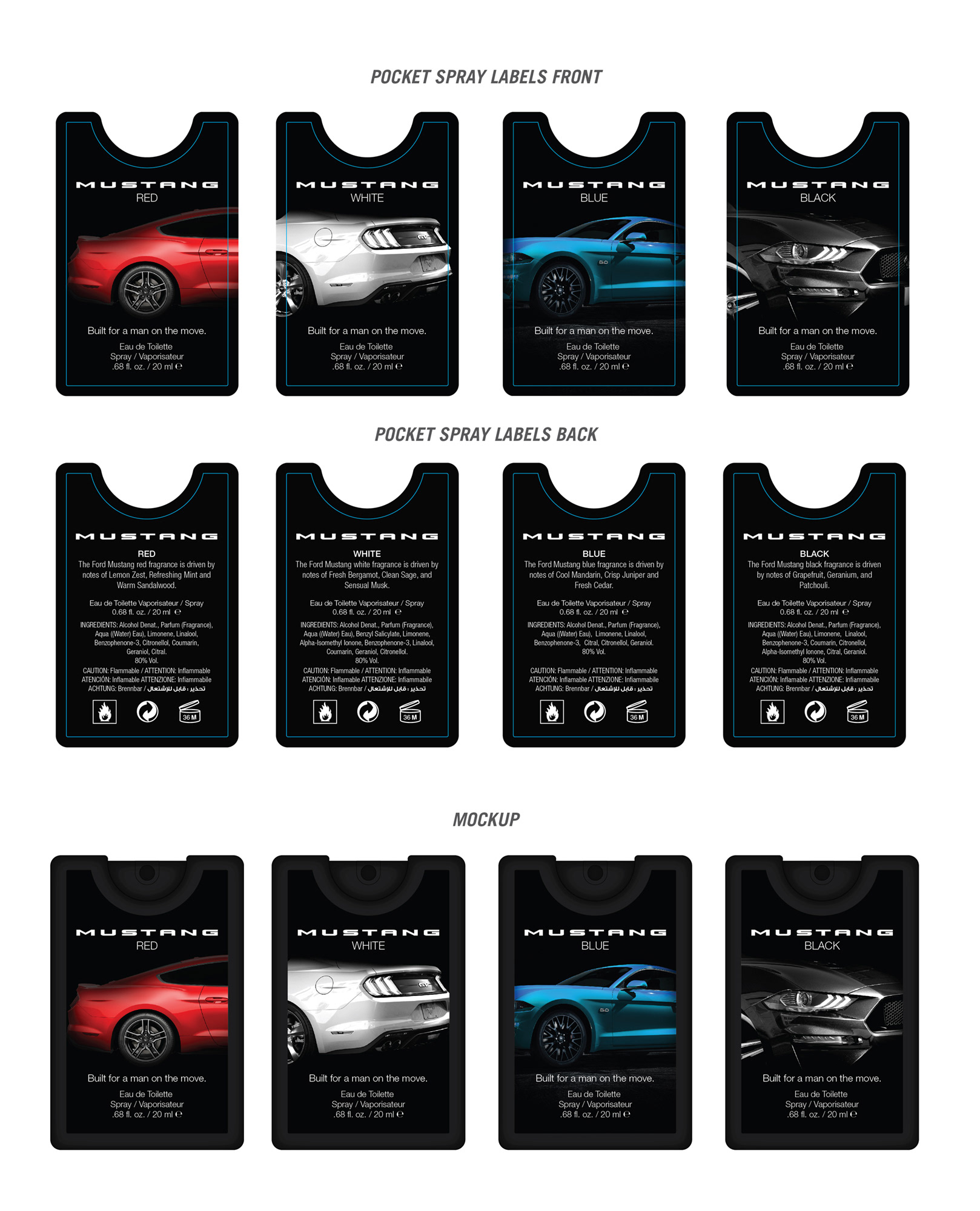Pocket Spray Labels