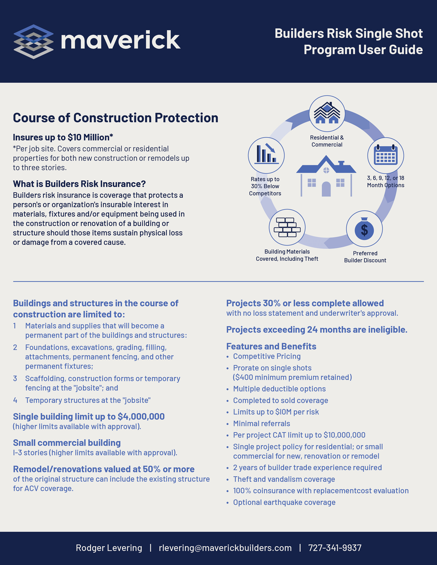 Builder's Risk Flyer Front