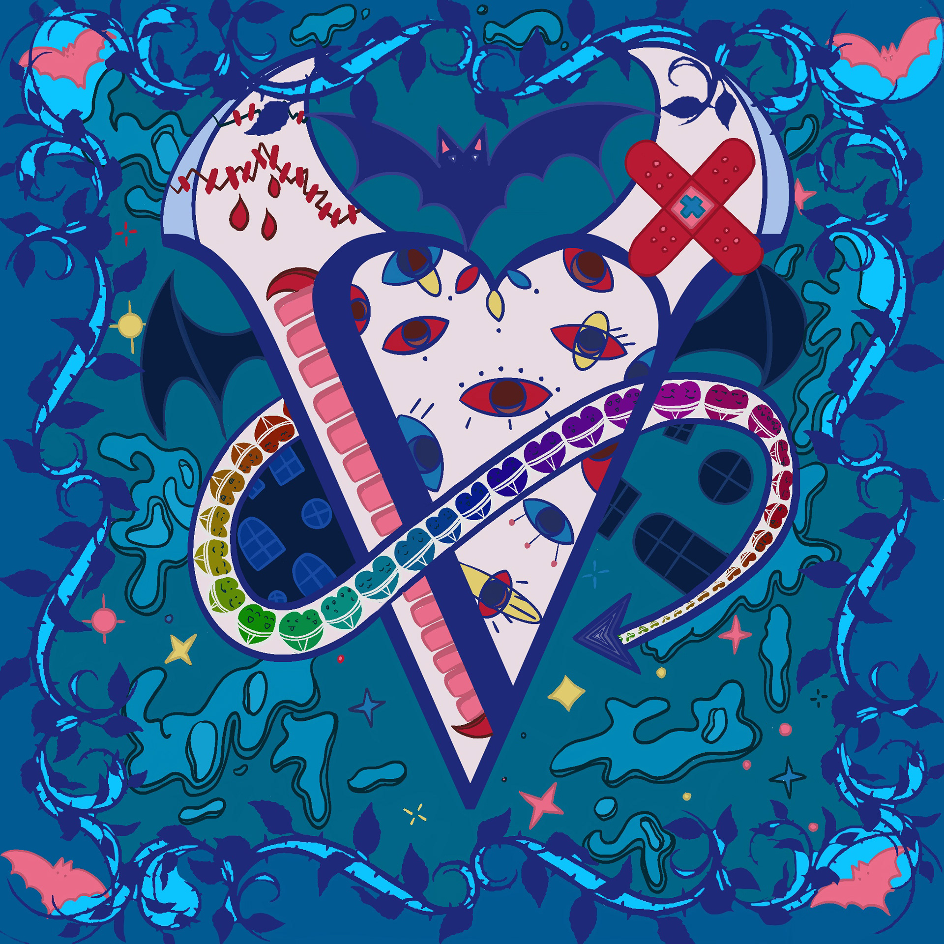 Figure 1. “V” Letter, Typography design, 2024.