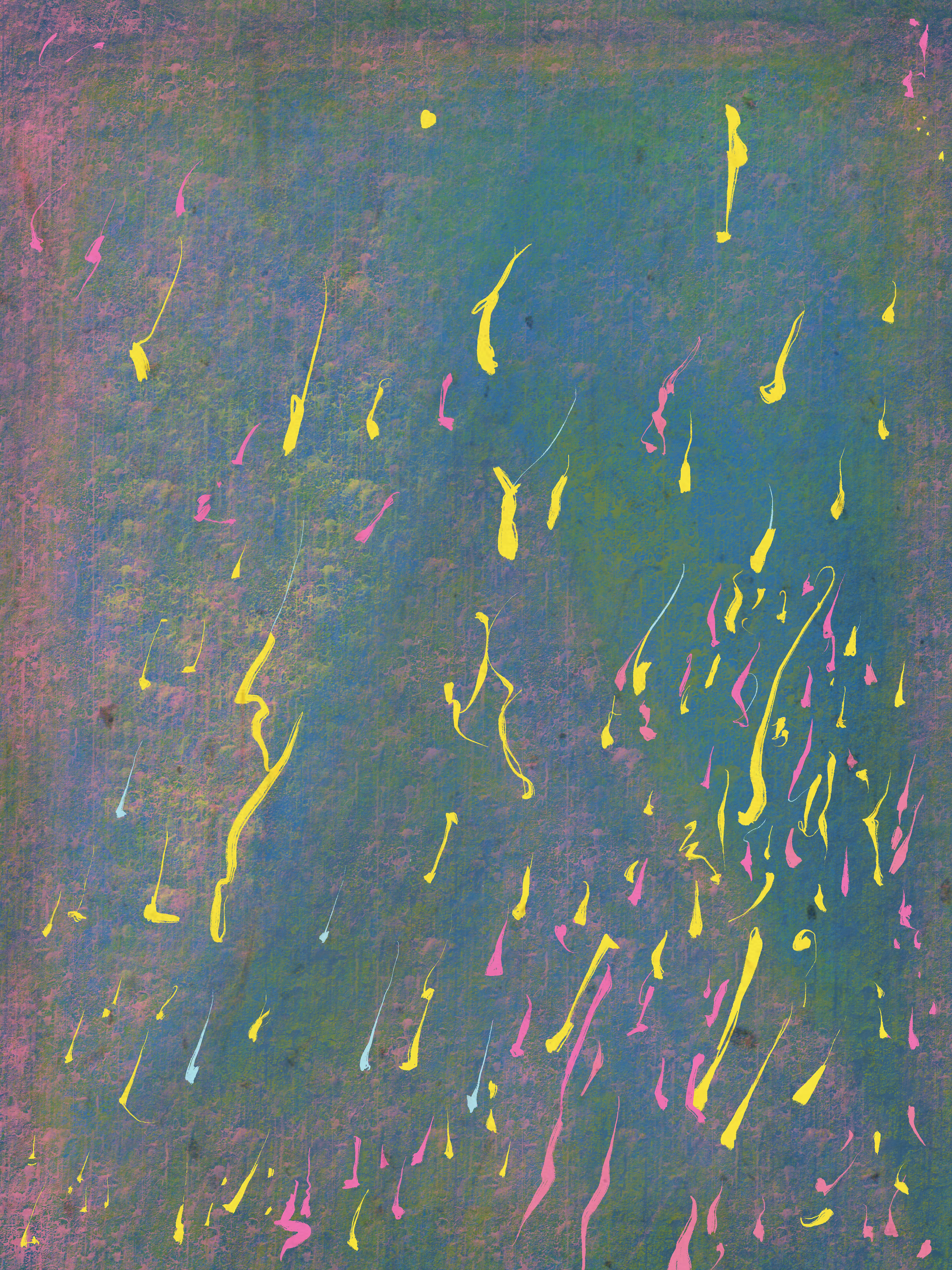 Wind Noise I, 《风声》(一), 18 × 24 in (46 × 61 cm), Digital Painting, Asilah Town, Morocco, 2026.