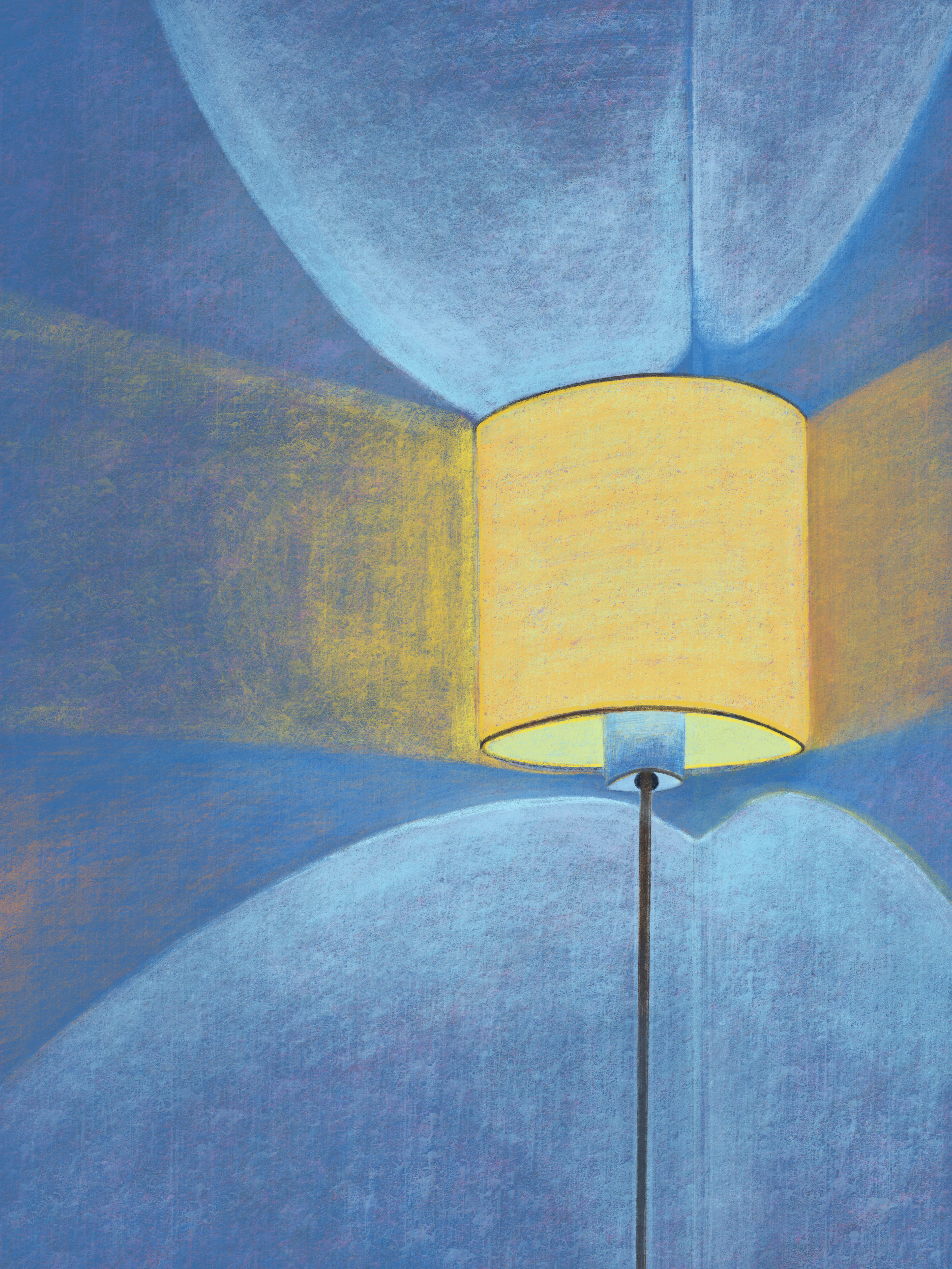 Evening, 《傍晚》, 21 × 28 in (53 × 71 cm), Digital Painting, Rabat, Morocco, 2026.