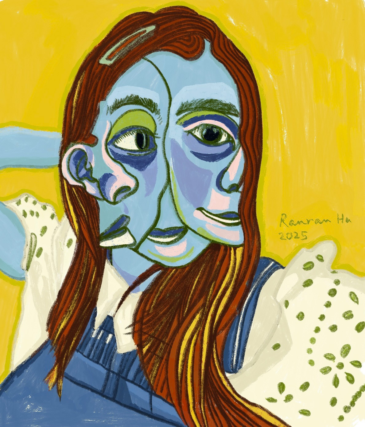 Self Portrait, Digital painting, 2025.