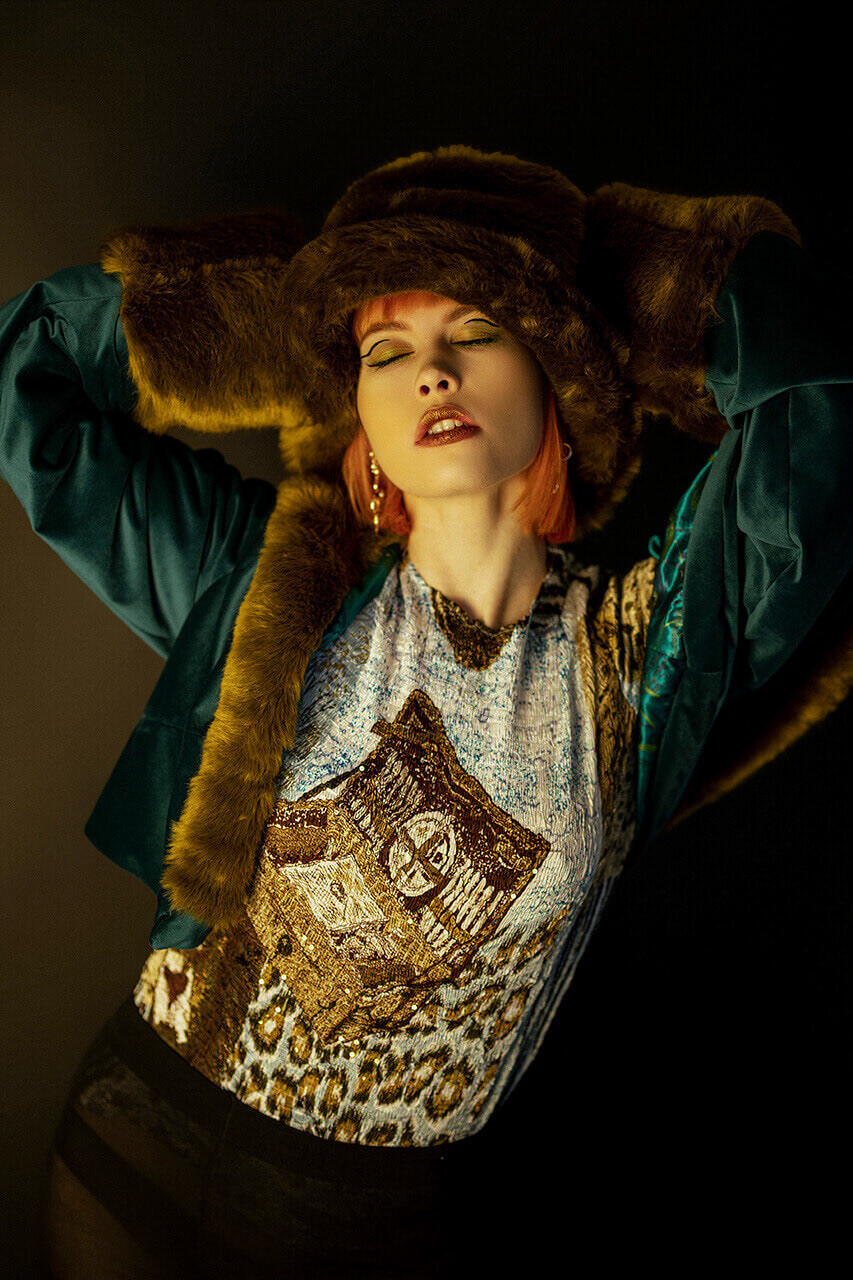 Model: Natasha Lawer   Stylist: Tom Westwood Designer: Mia Grace Cooper