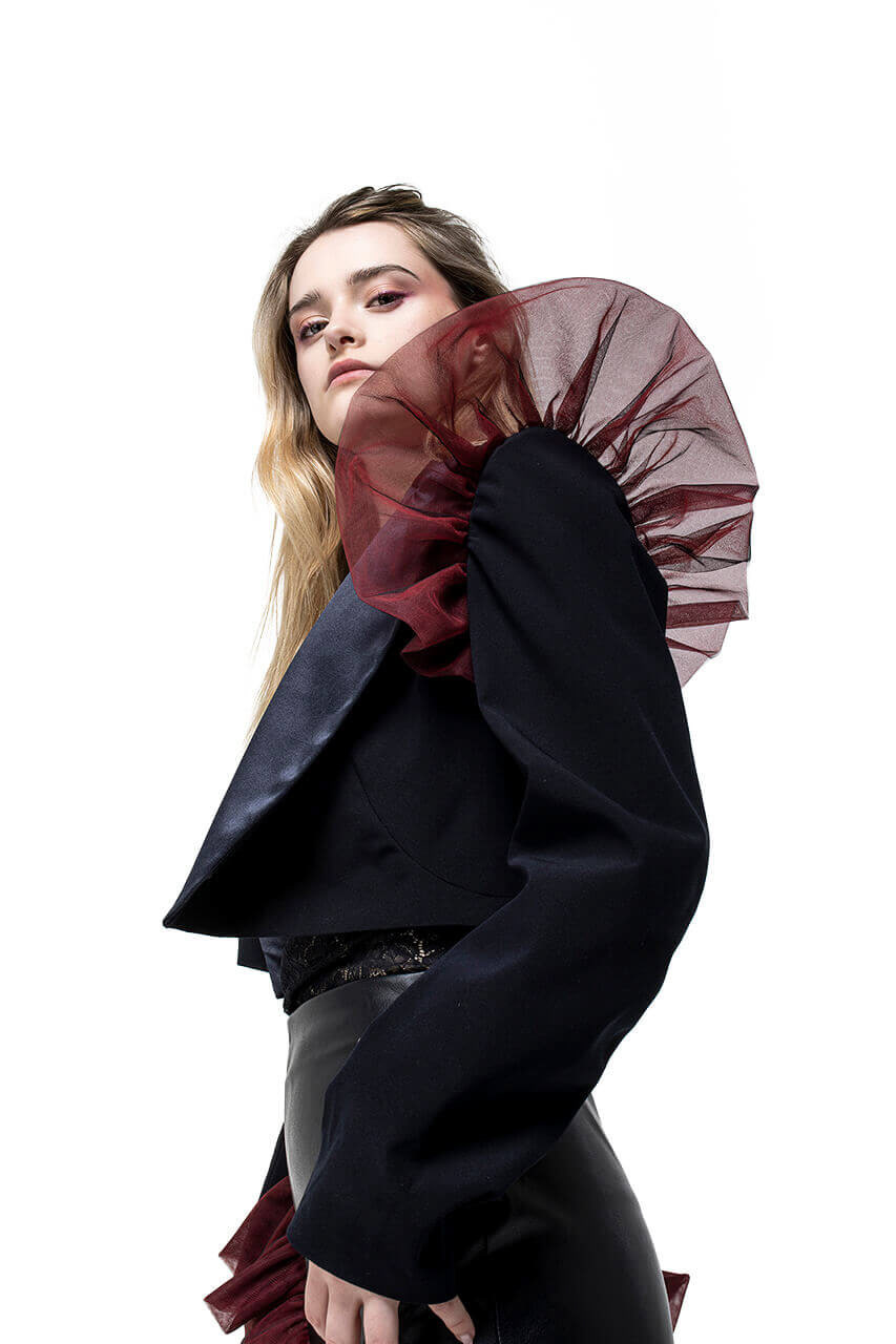 Designer: @channonhale_fashion  Model: @grace_jane_tel  Make up: @ucb_mediamakeup & @emilydidthismakeup 