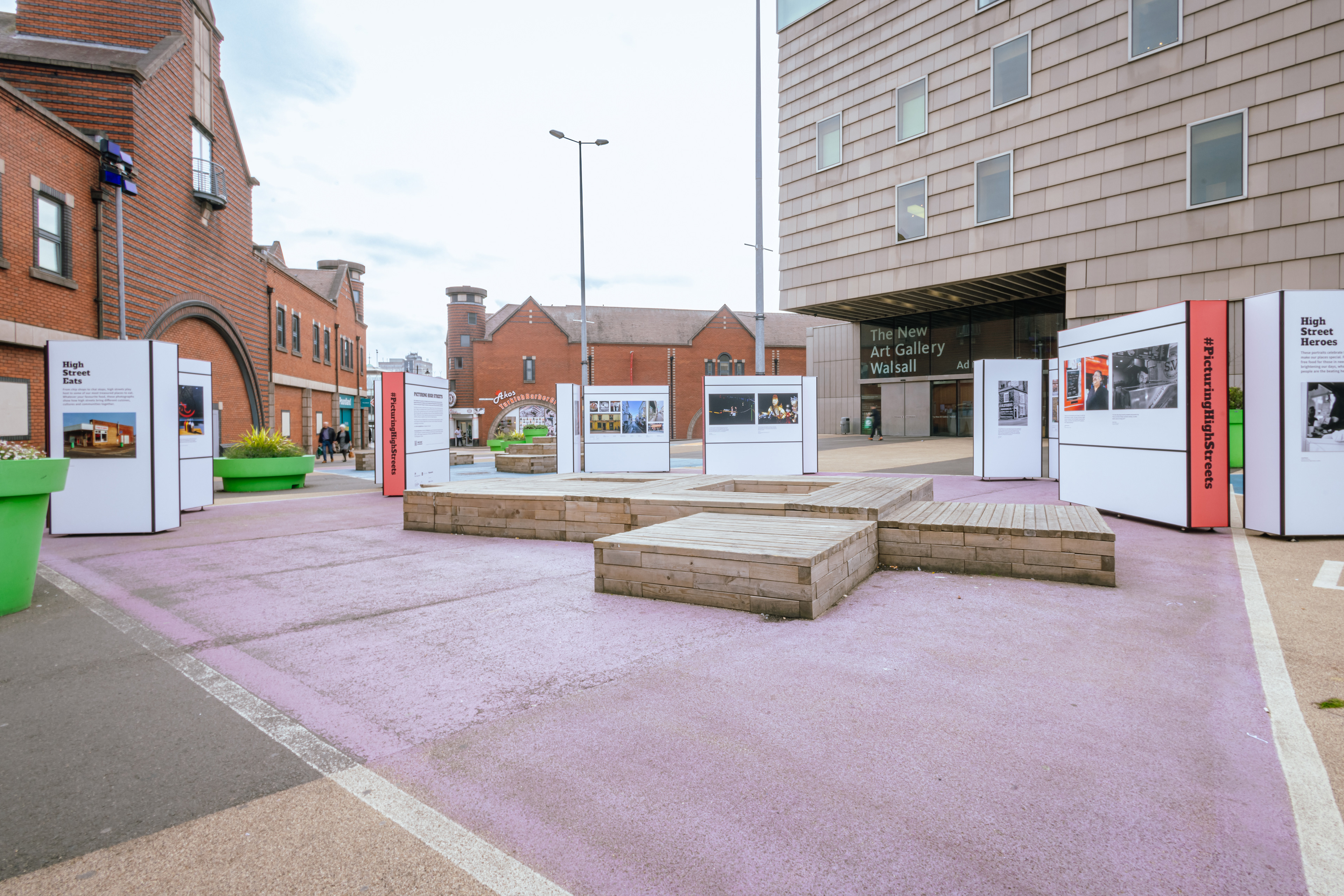 Picturing High Streets Outdoor Exhibition, Sep - Oct 2023, Walsall