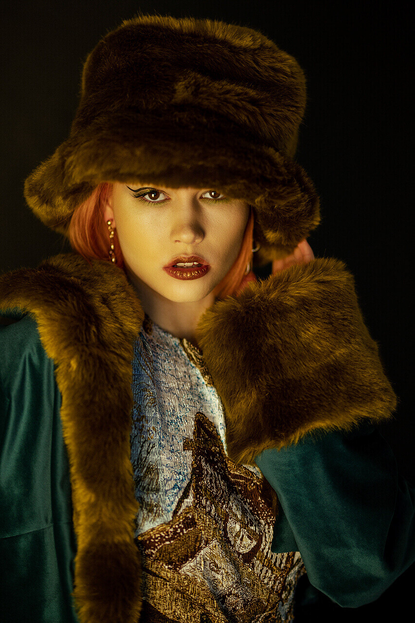 Model: Natasha Lawer   Stylist: Tom Westwood Designer: Mia Grace Cooper