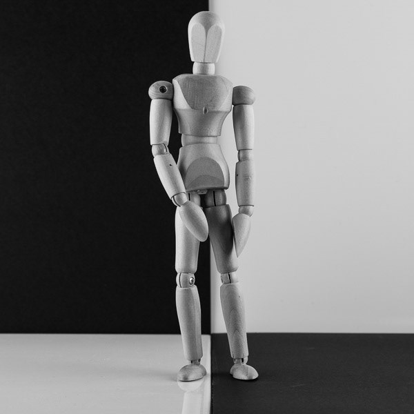 Contrasts | Wooden Mannequin Project | Shy Fox Photography