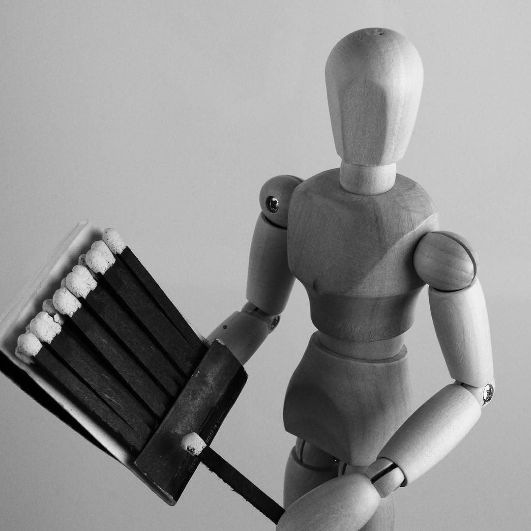 Strike | Wooden Mannequin Project | Shy Fox Photography