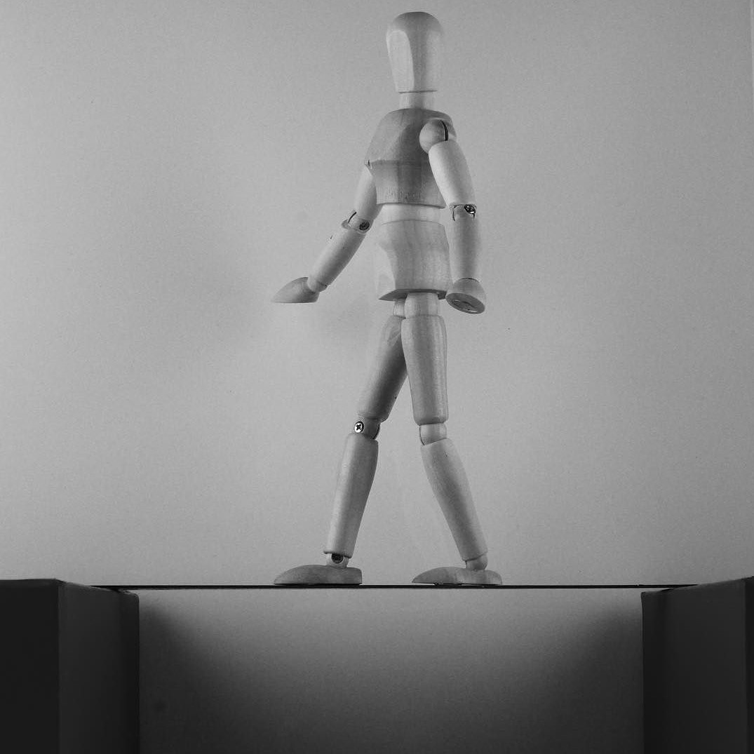 Balance | Wooden Mannequin Project | Shy Fox Photography