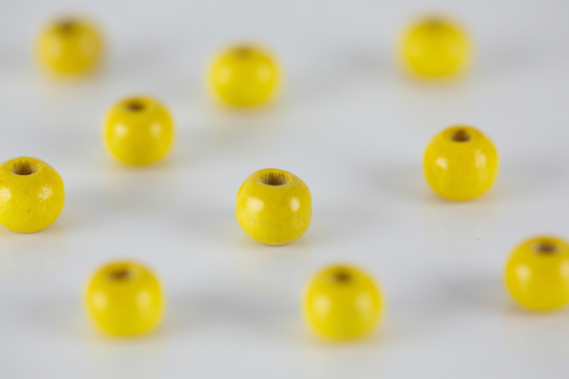Yellow is the colour of endometriosis awareness campaigns around the world. At least one of these small yellow beads features in every picture in my Endo Life series.