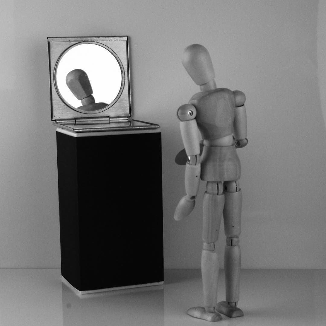 Pictures In the Mirror | Wooden Mannequin Project | Shy Fox Photography