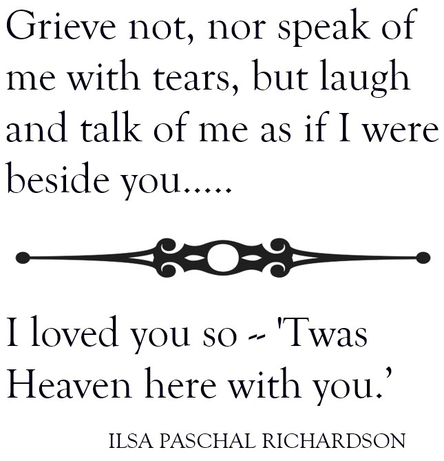 Grieve Not