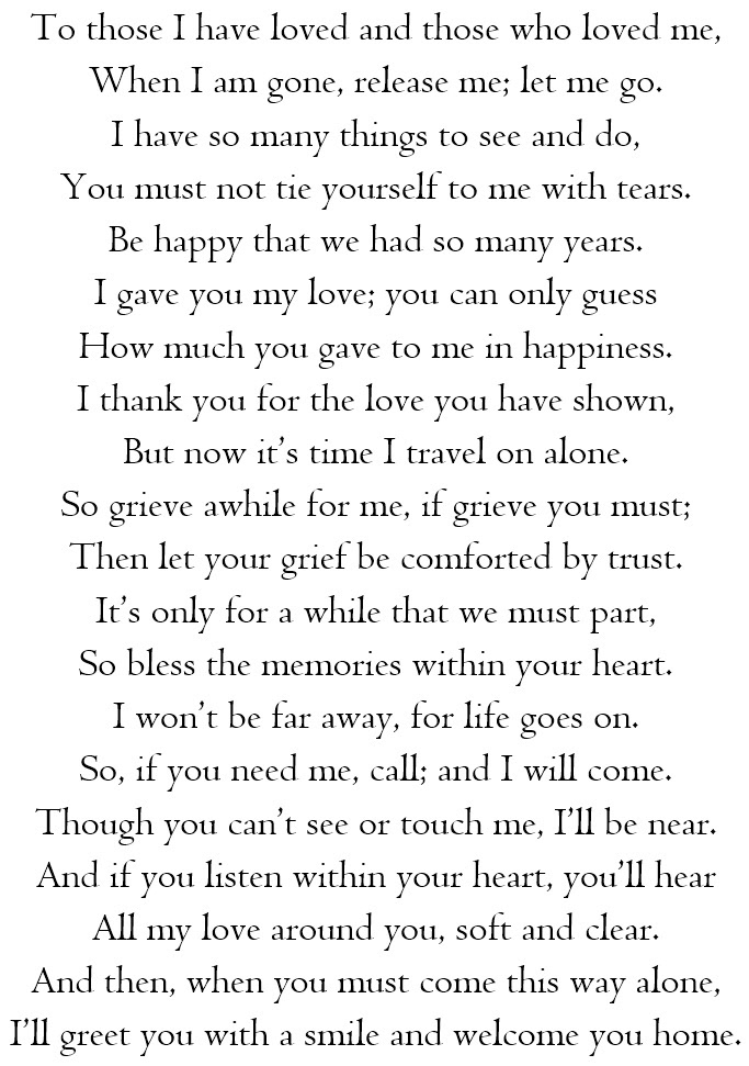 To Those I Have Loved