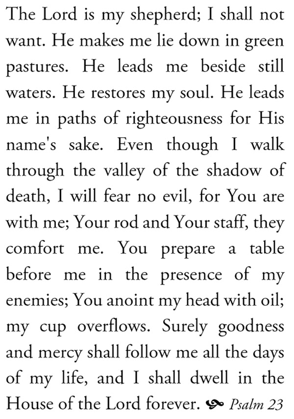 Psalm 23 - ESV