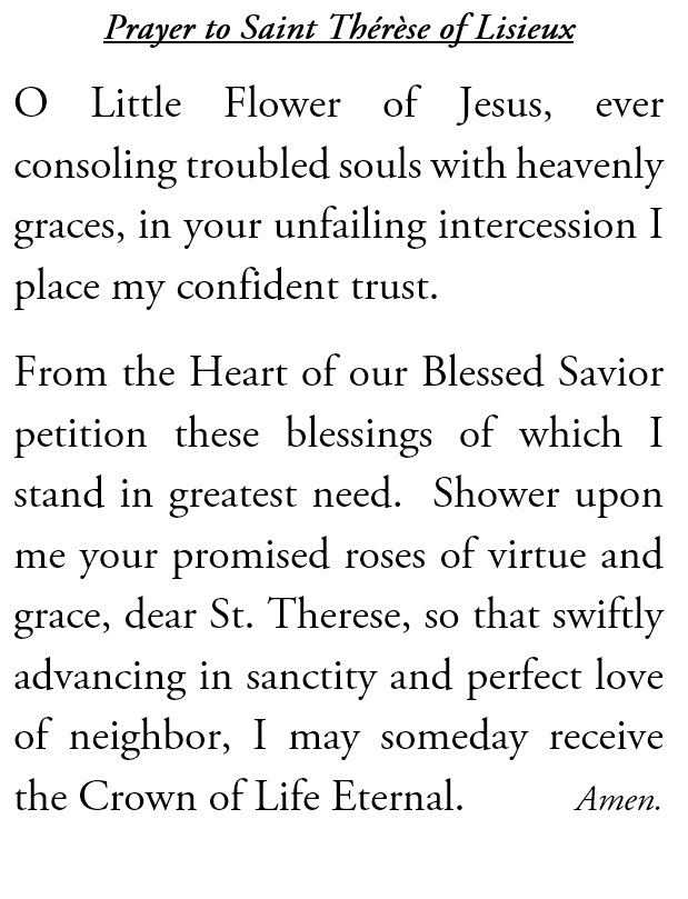 St. Therese of Lisieux