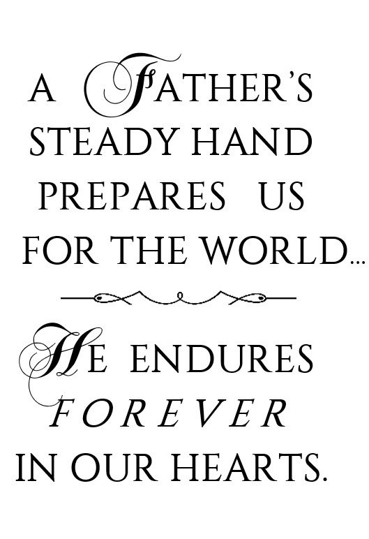 A Father's Steady Hand