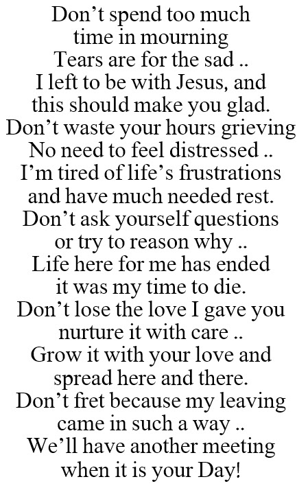 Don't