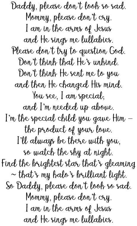 In The Arms of Jesus