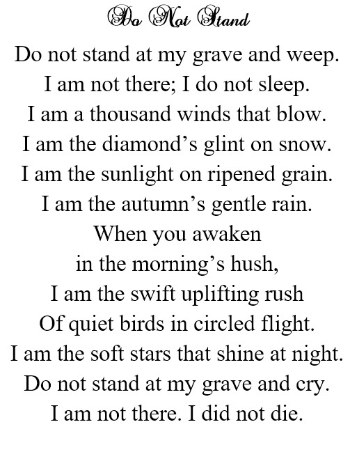 Do Not Stand
