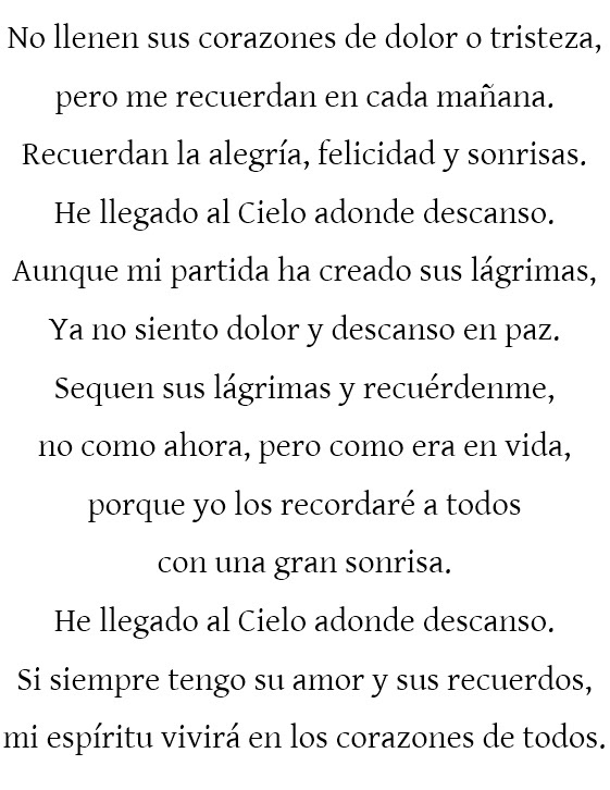 Fill Not Your Hearts (Spanish)