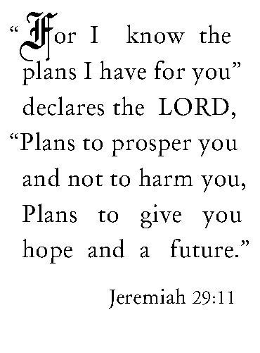 Jeremiah 29:11