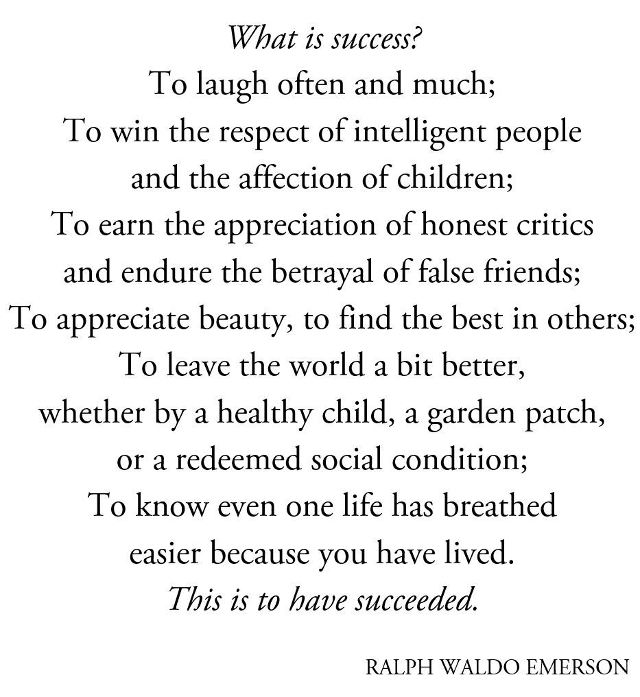 What Is Success?