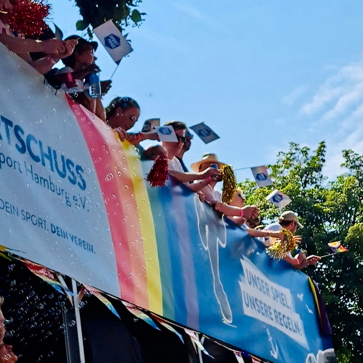 Pride Truck for Startschuss, Hamburg Pride 2024