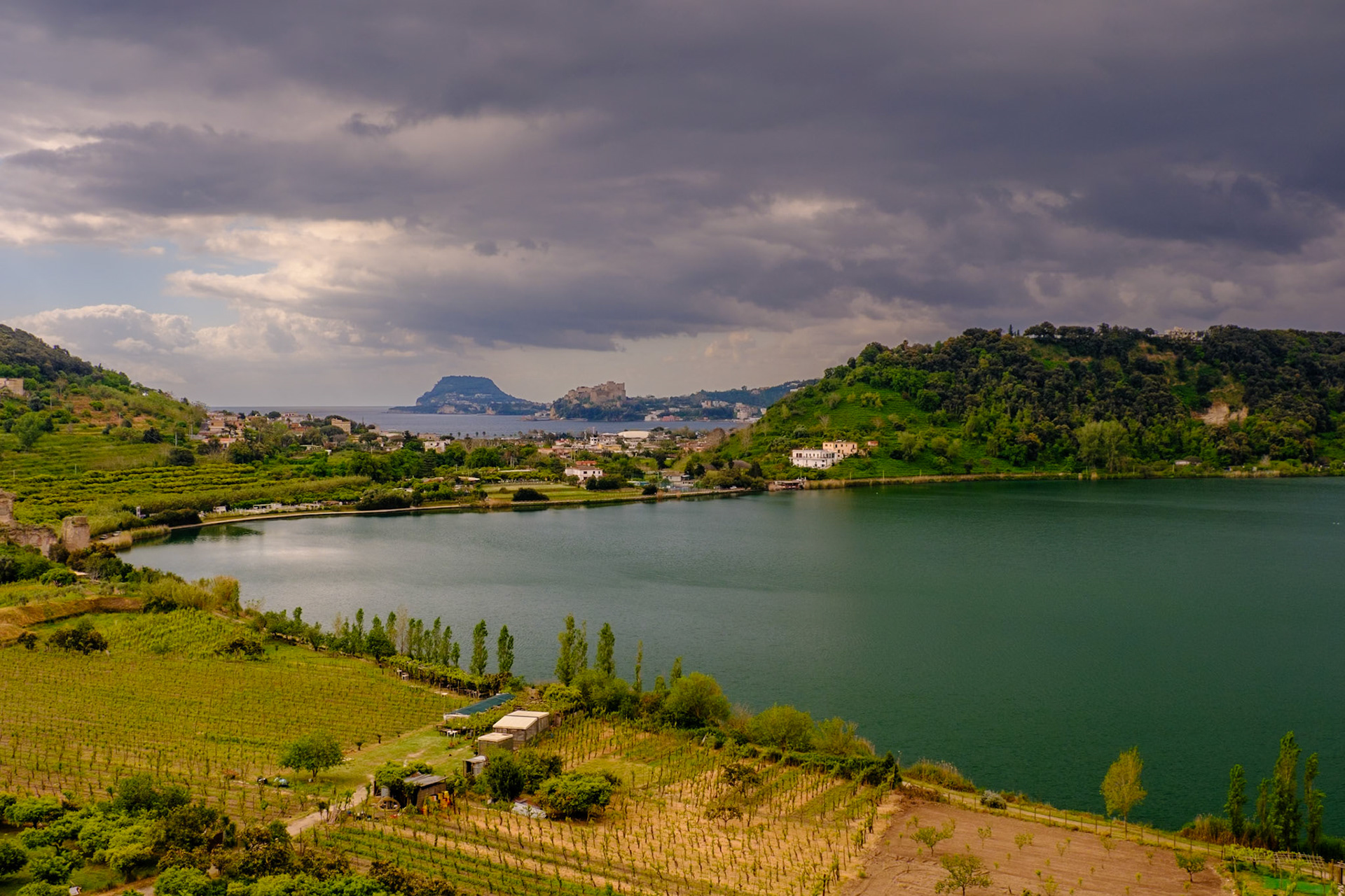 Naples 2024 - Overlooking Lago d’Averno on the way to Cumae
