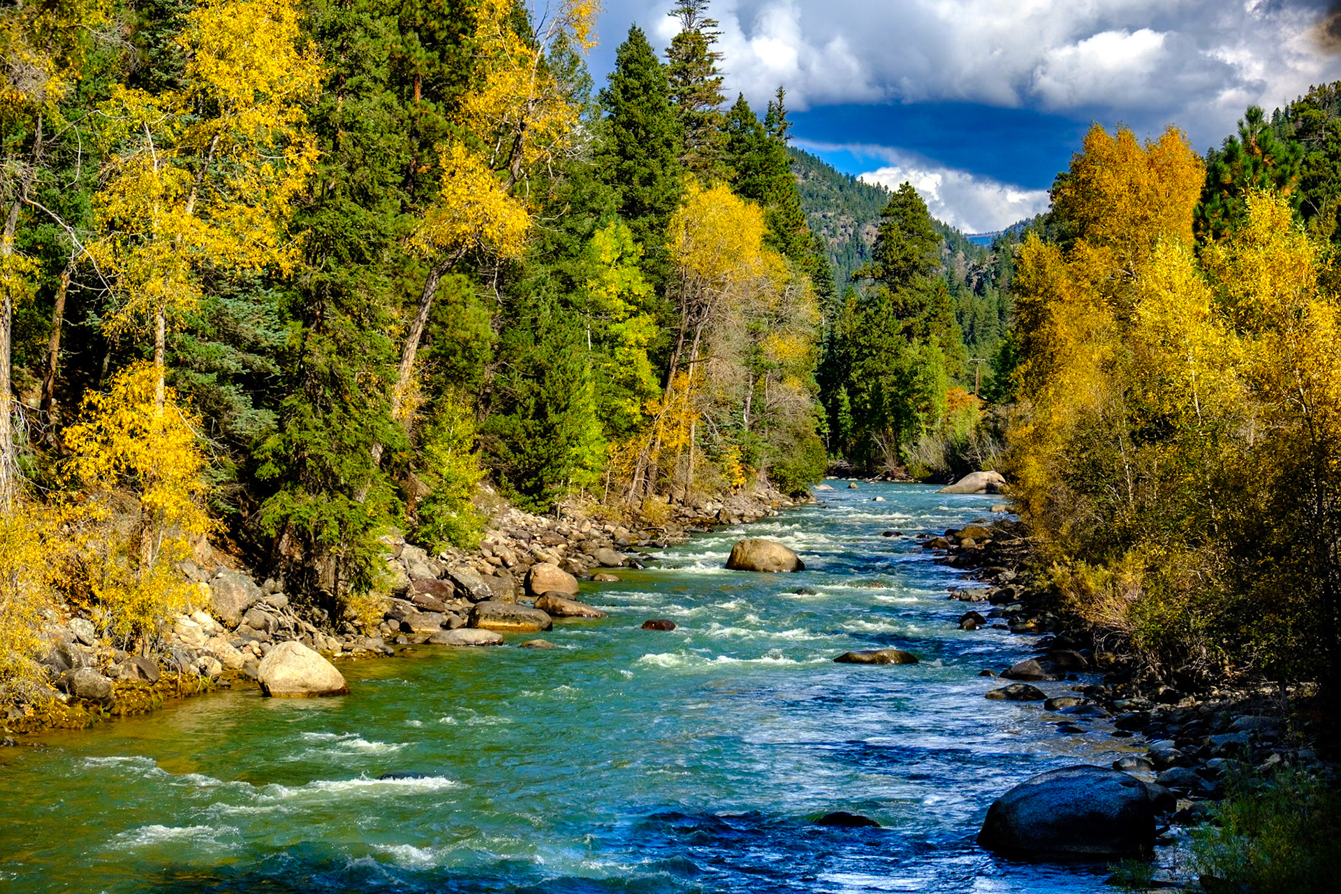 Durango and Silverton Narrow Gauge Railroad - Animas River Gorge