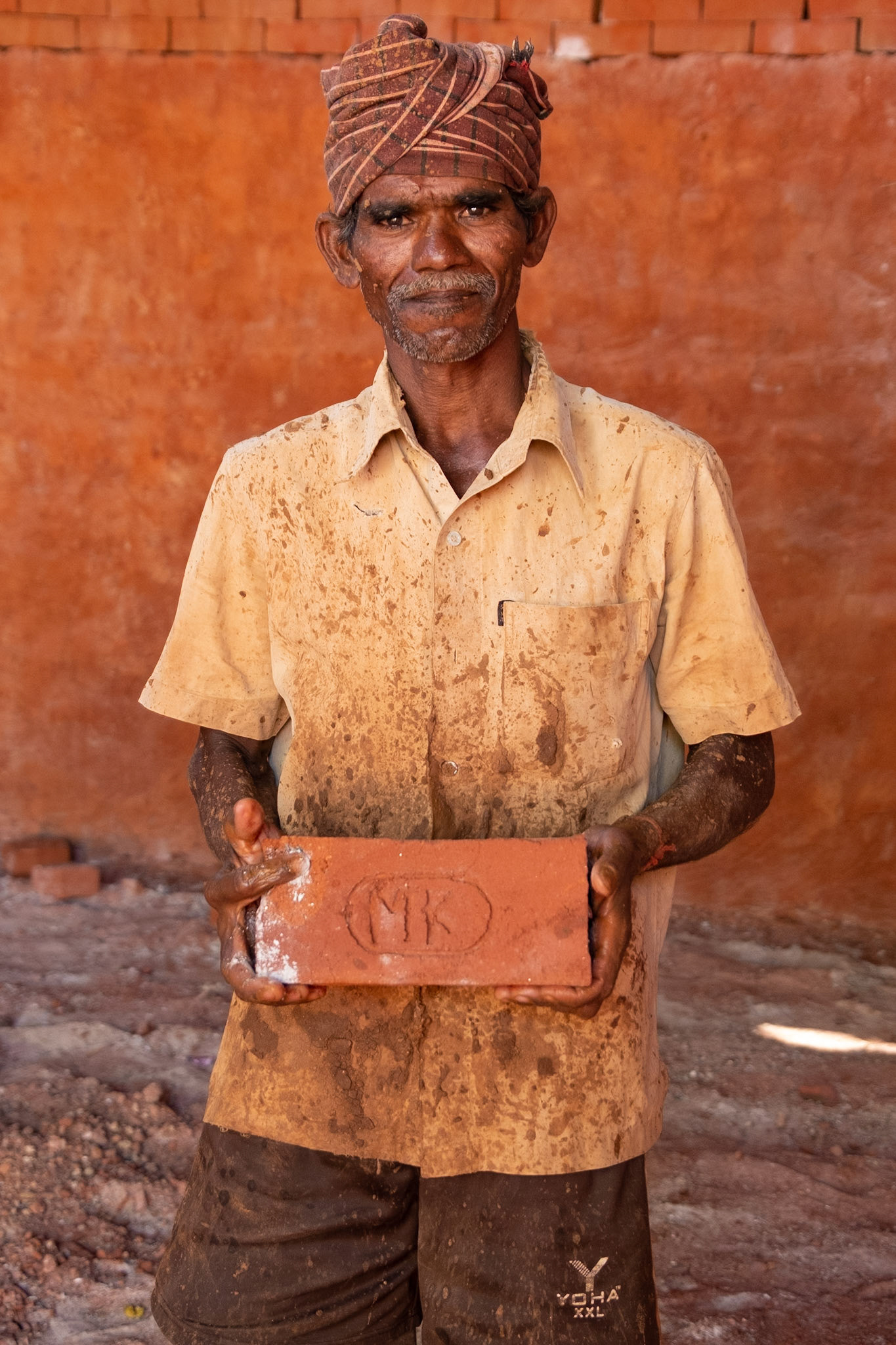 Brickmaker outside Madurai