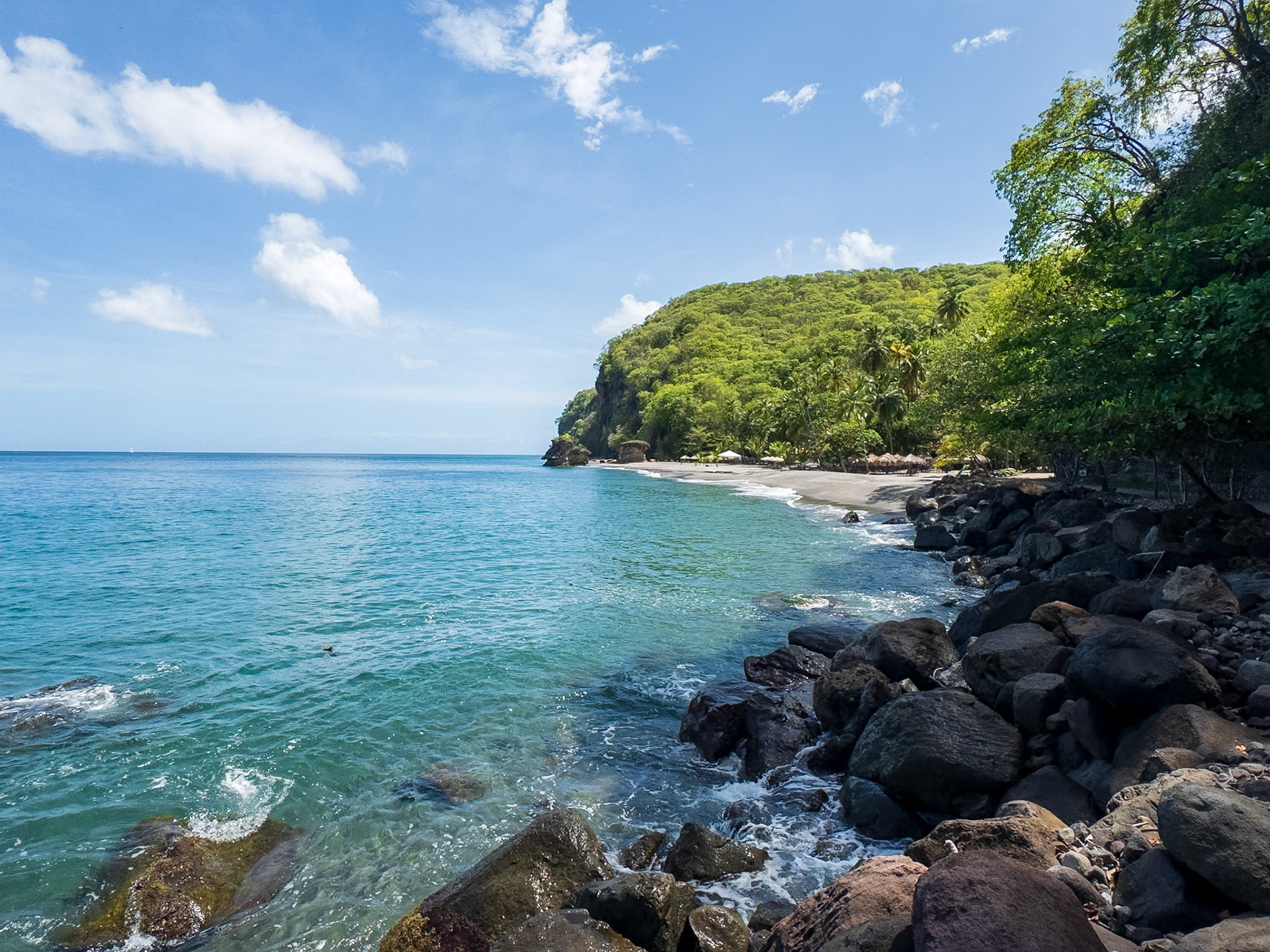 St. Lucia, Anse Chastenet, Anse Mamin Beach