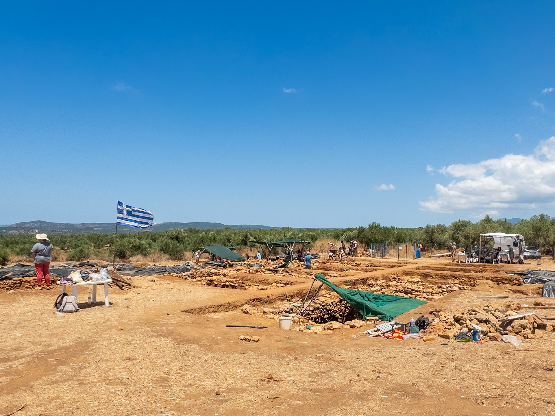 Iklaina Archaelogical Trip 2024 - Day 14 General View