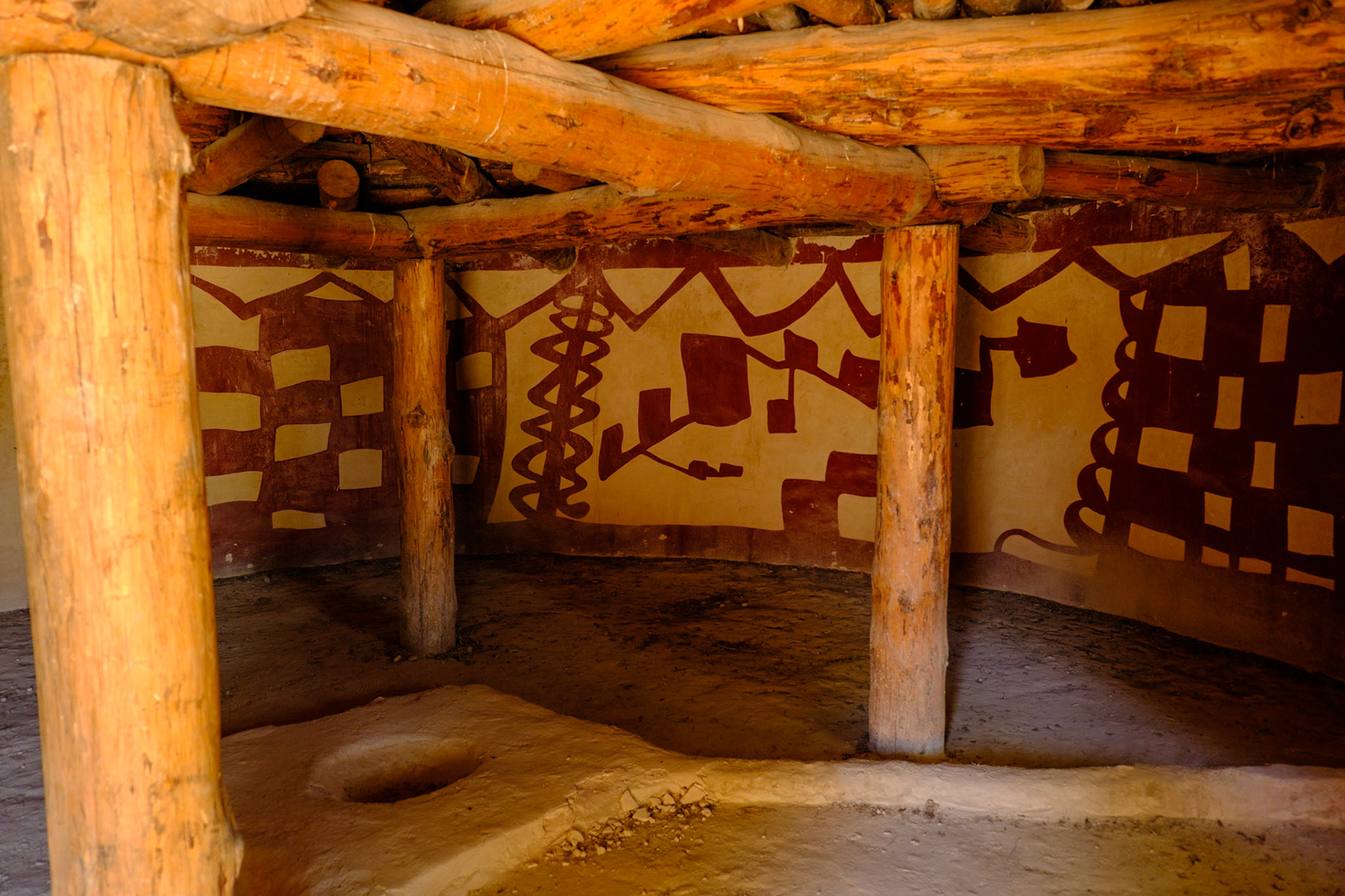 Lemba Archaeological Site - Round Structure Reconstruction