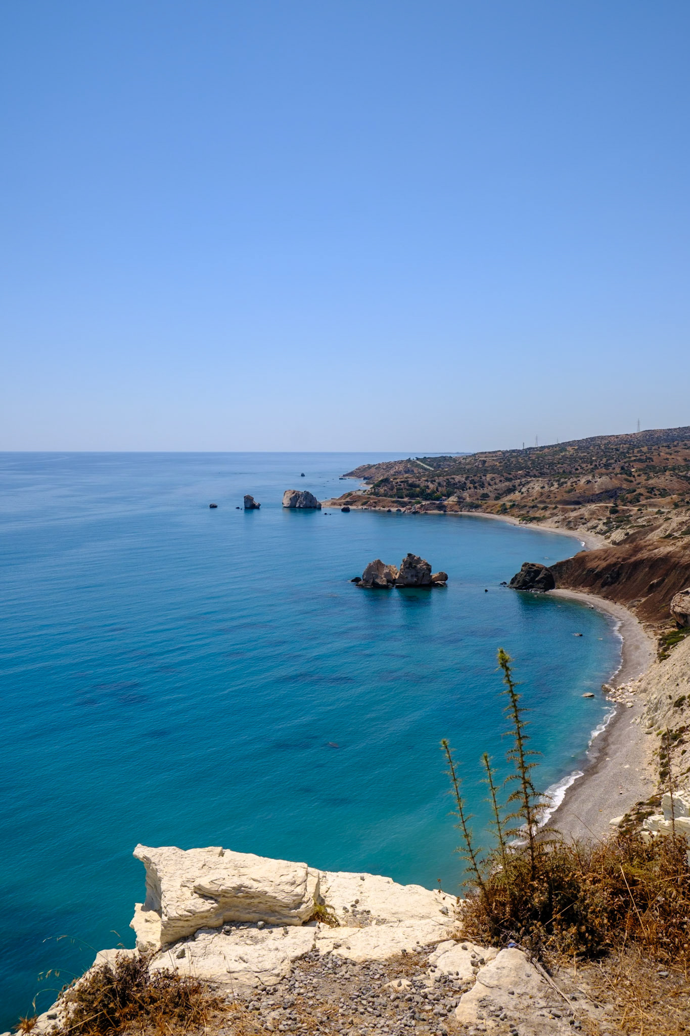 Aphrodite’s Rock and Beach