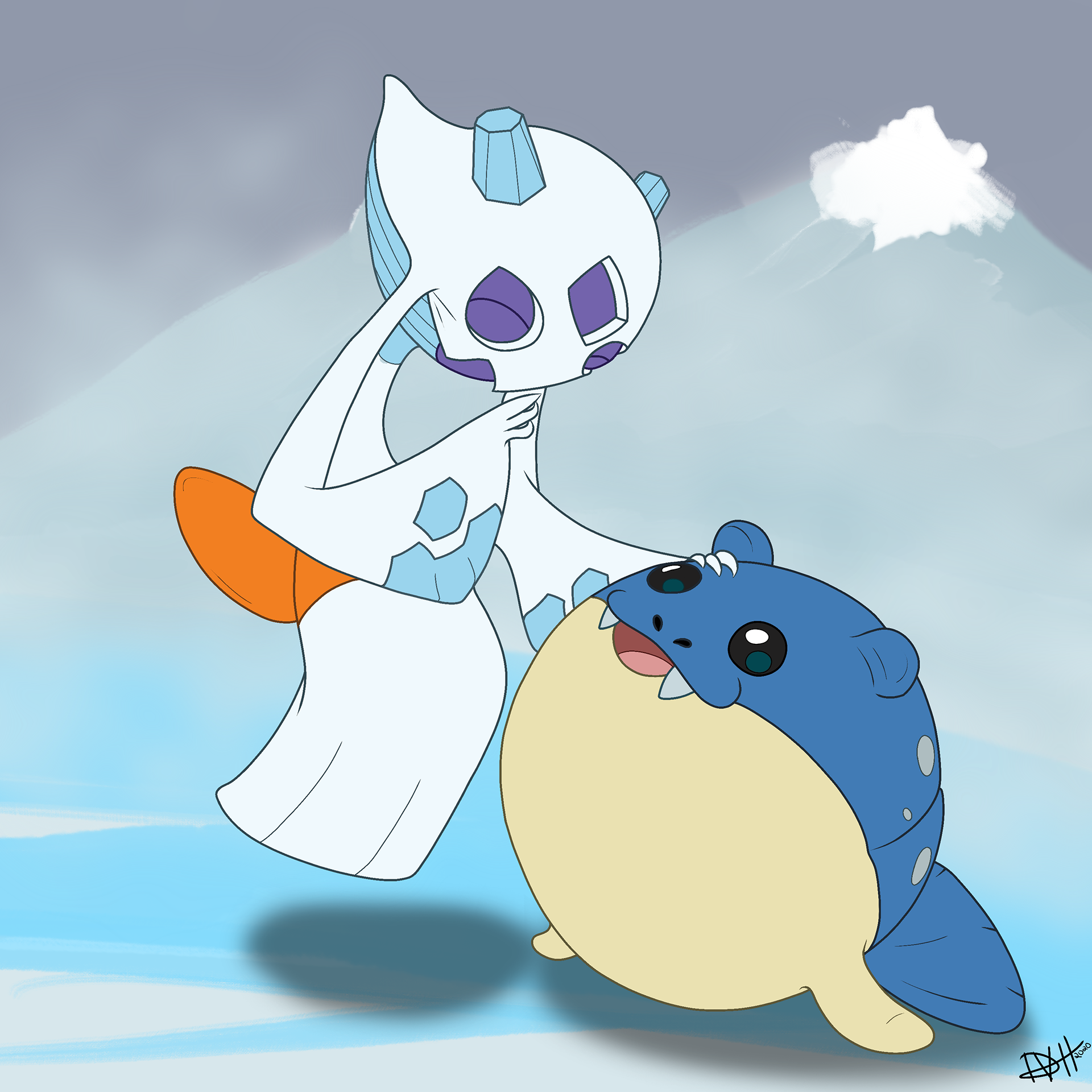 Favorite Ice Pokemon: Spheal and Froslass